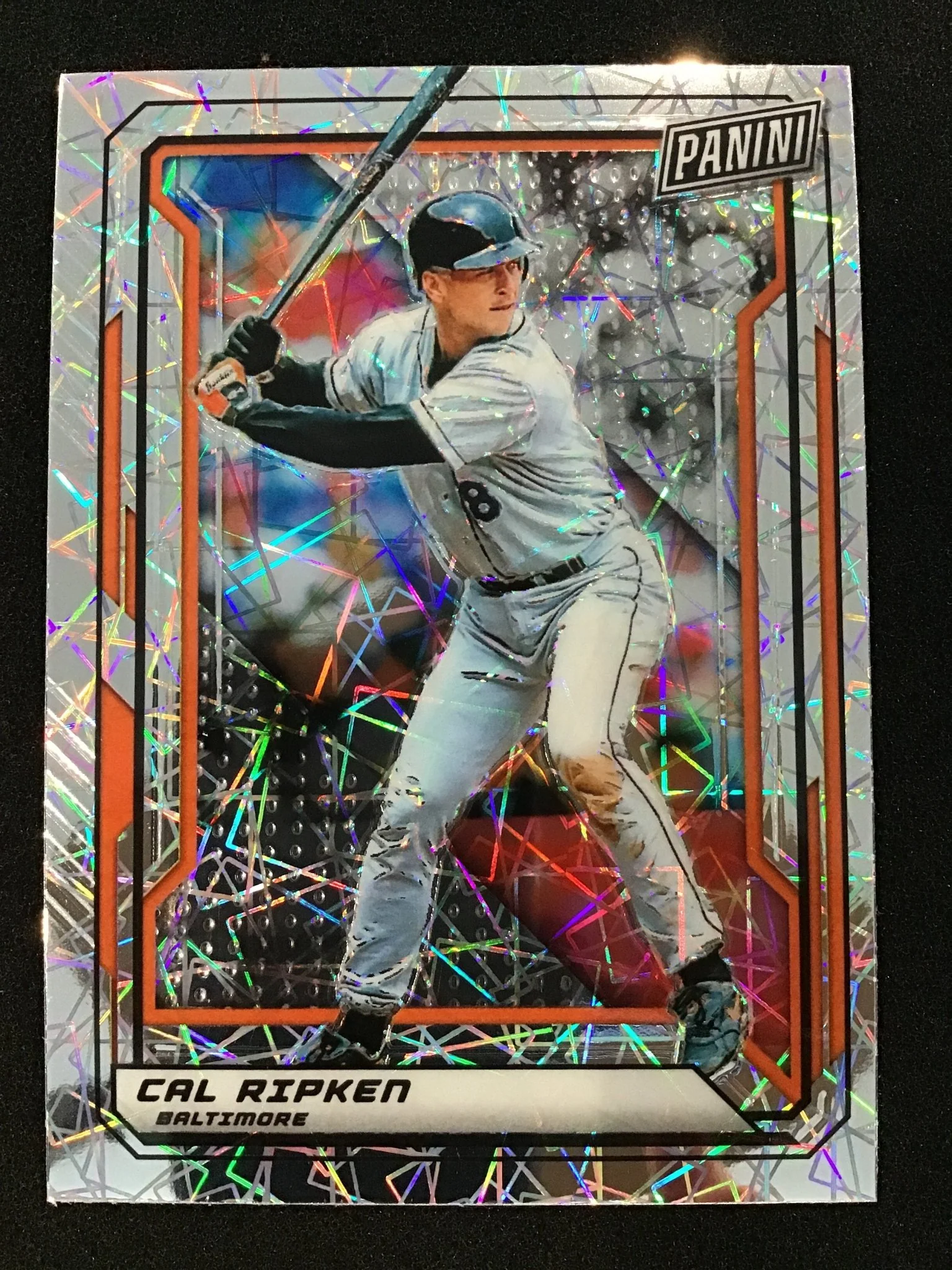 Cal Ripken Jr. 2019 Panini The National VIP Laser Prizm Baltimore Orioles