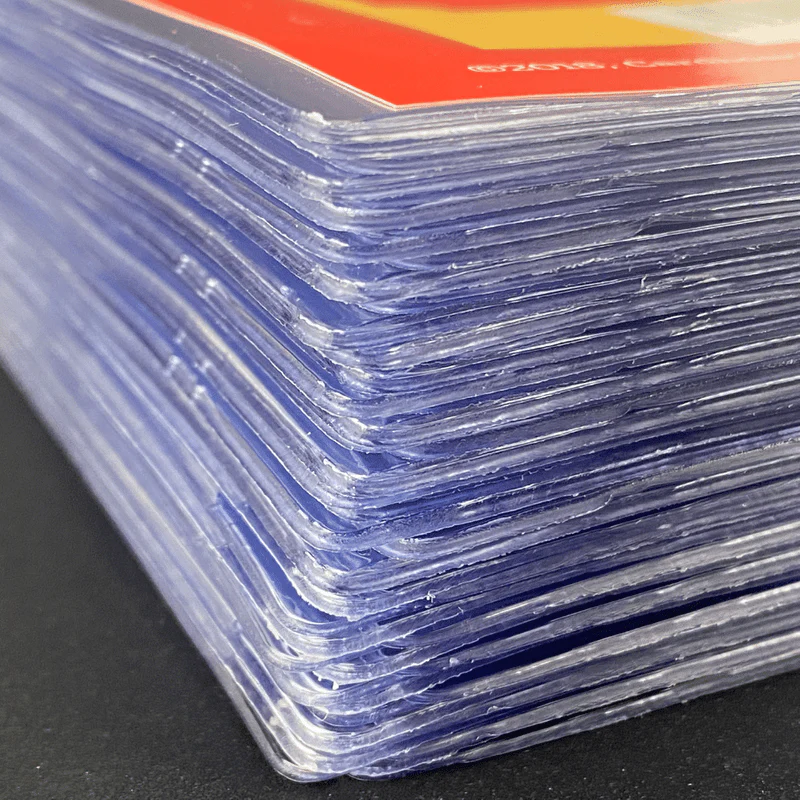 50ct Pack Card Saver 4 Semi-Rigid Holder - Cardboard Gold - Image 3