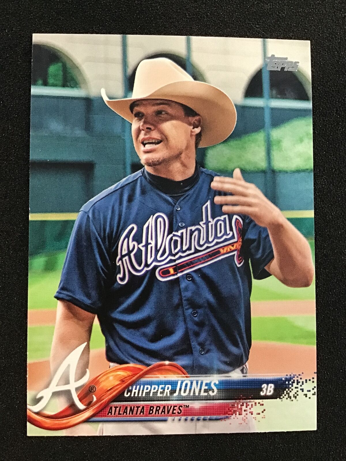 Chipper Jones 2018 Topps Update Series US31b Image Variation Atlanta Braves
