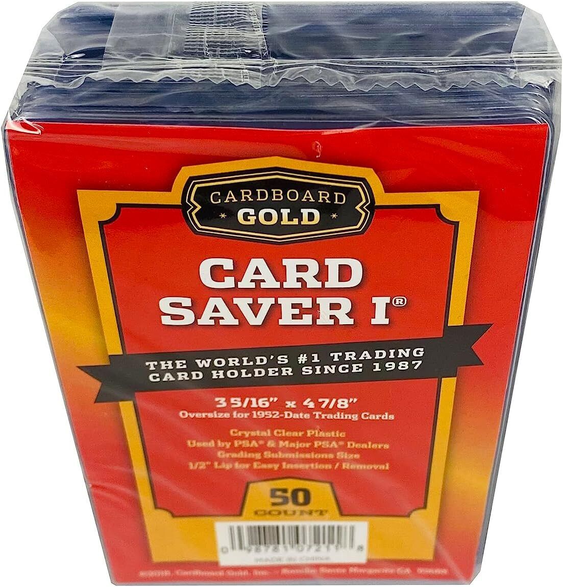 200ct Card Saver 1 – Red Box | PSA Grading Submission Holders by Cardboard Gold - Image 6