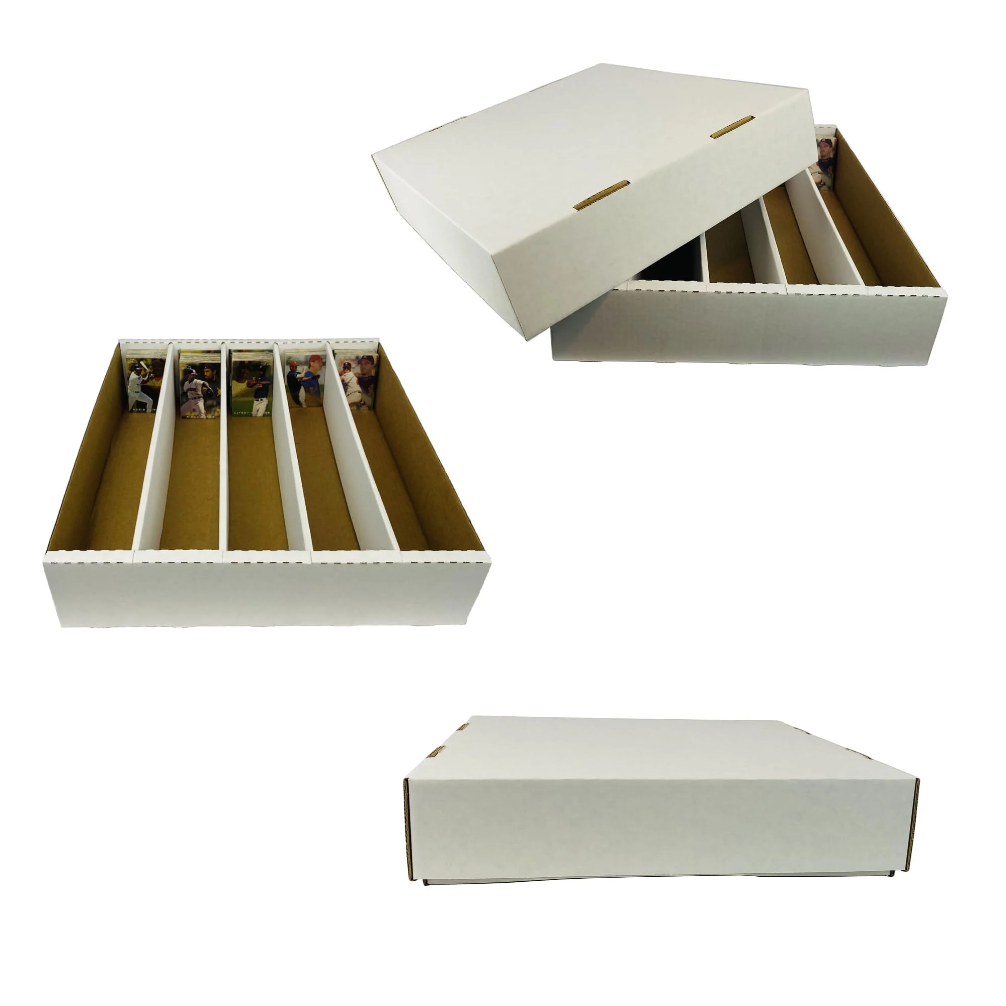 5,000ct Super Monster 5-Row Card Storage Box - Bundle of 25 - Image 2