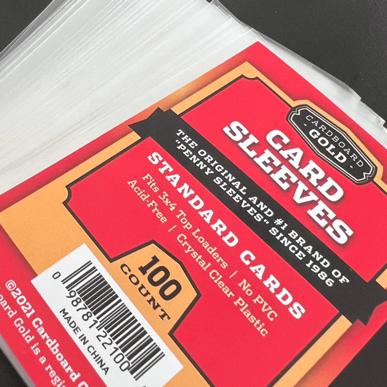 1000ct (10 packs) Soft Card Sleeves for Standard Size Trading Cards - Image 2