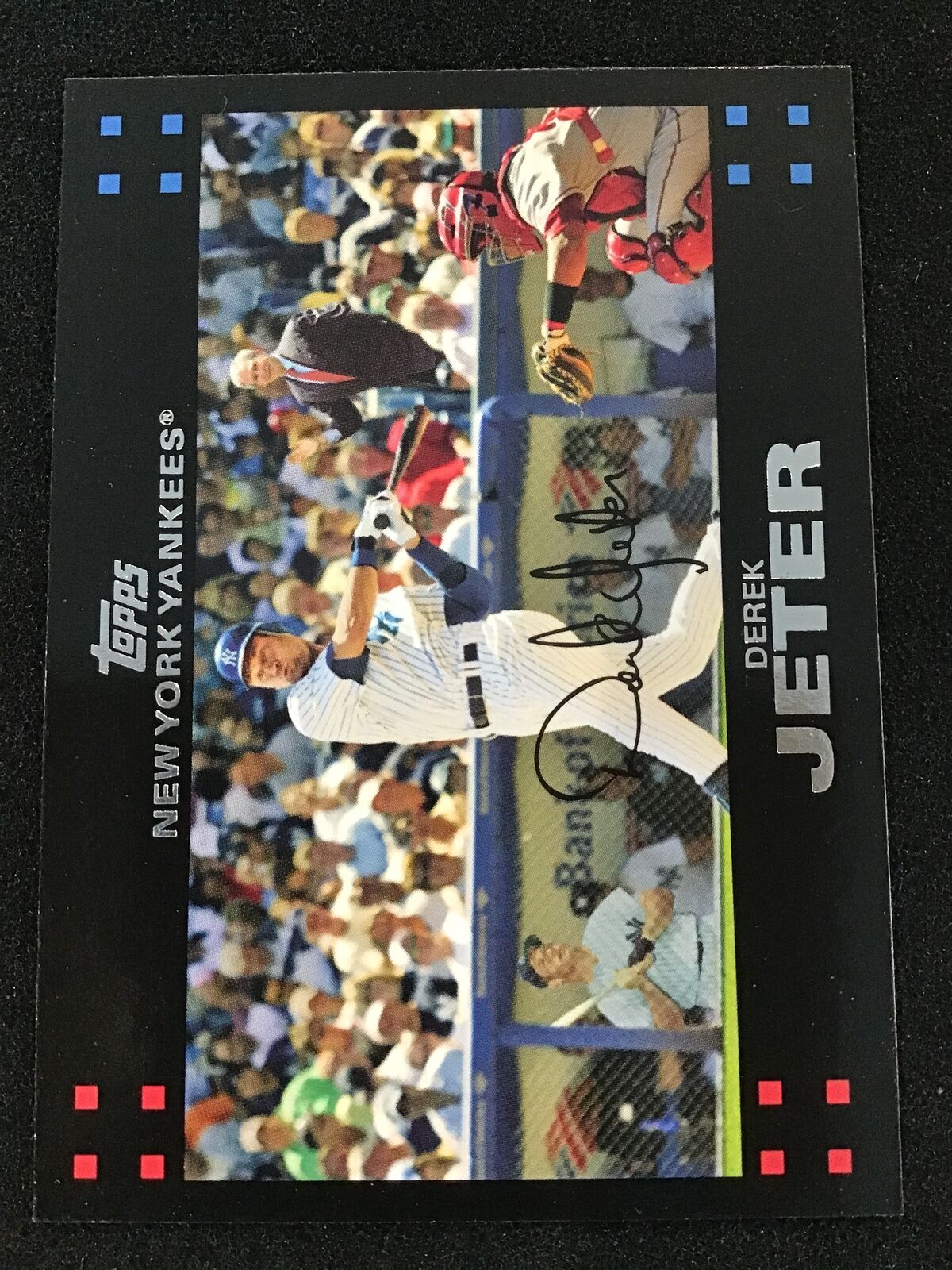 Derek Jeter 2007 Topps Mantle / Bush #40b New York Yankees
