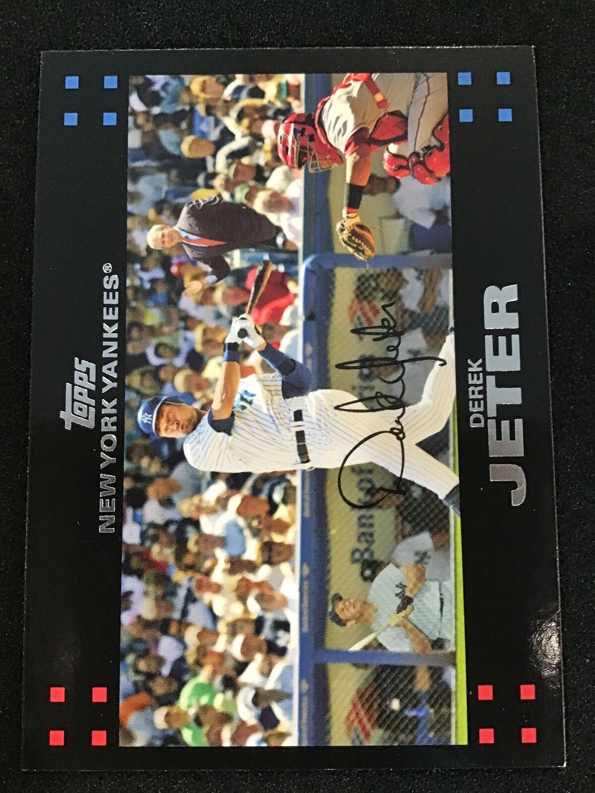 Derek Jeter 2007 Topps Mantle / Bush #40b New York Yankees