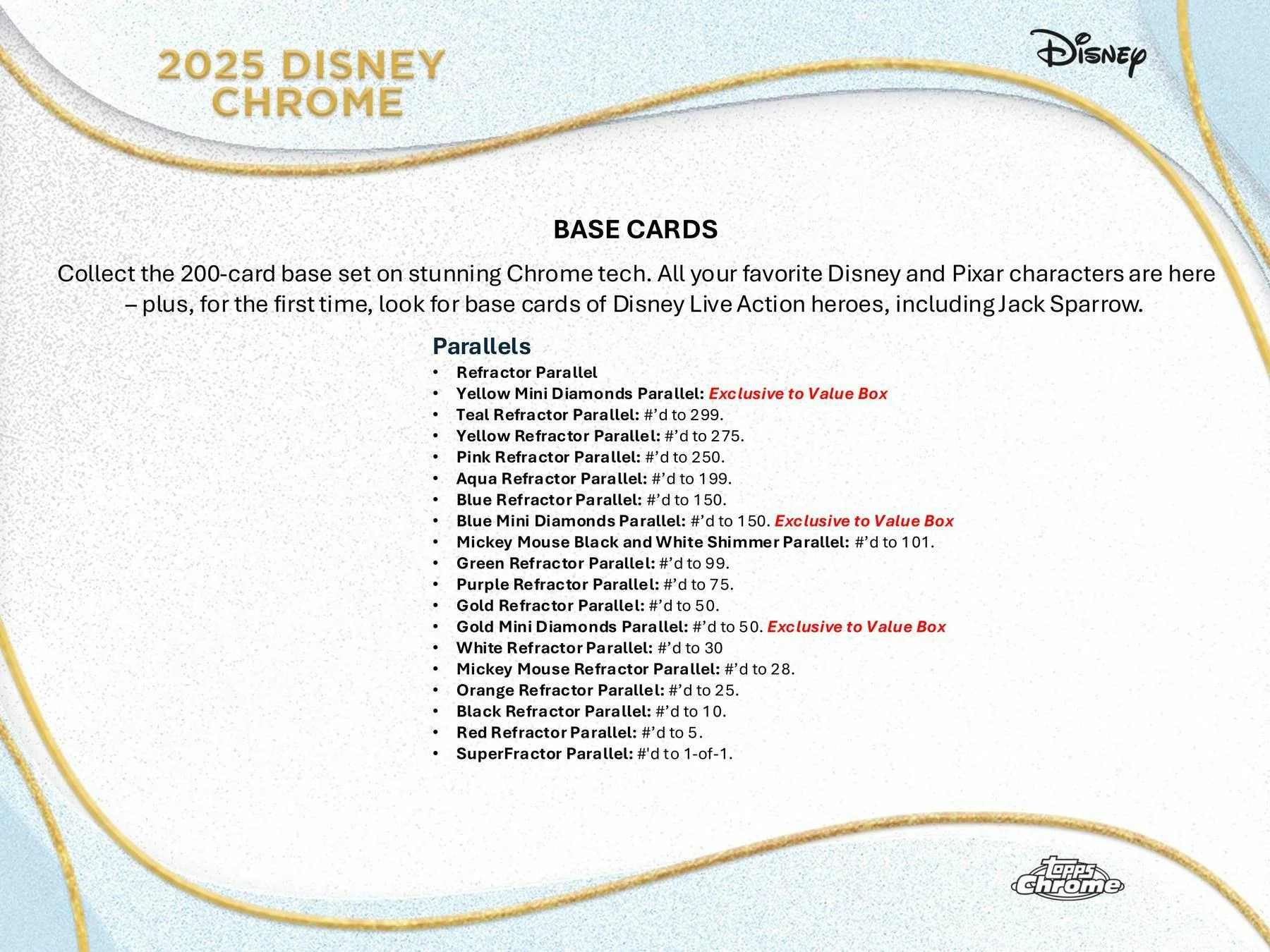 2025 Topps Disney Chrome 7-Pack Blaster Box | Columbia Sports Cards - Image 4