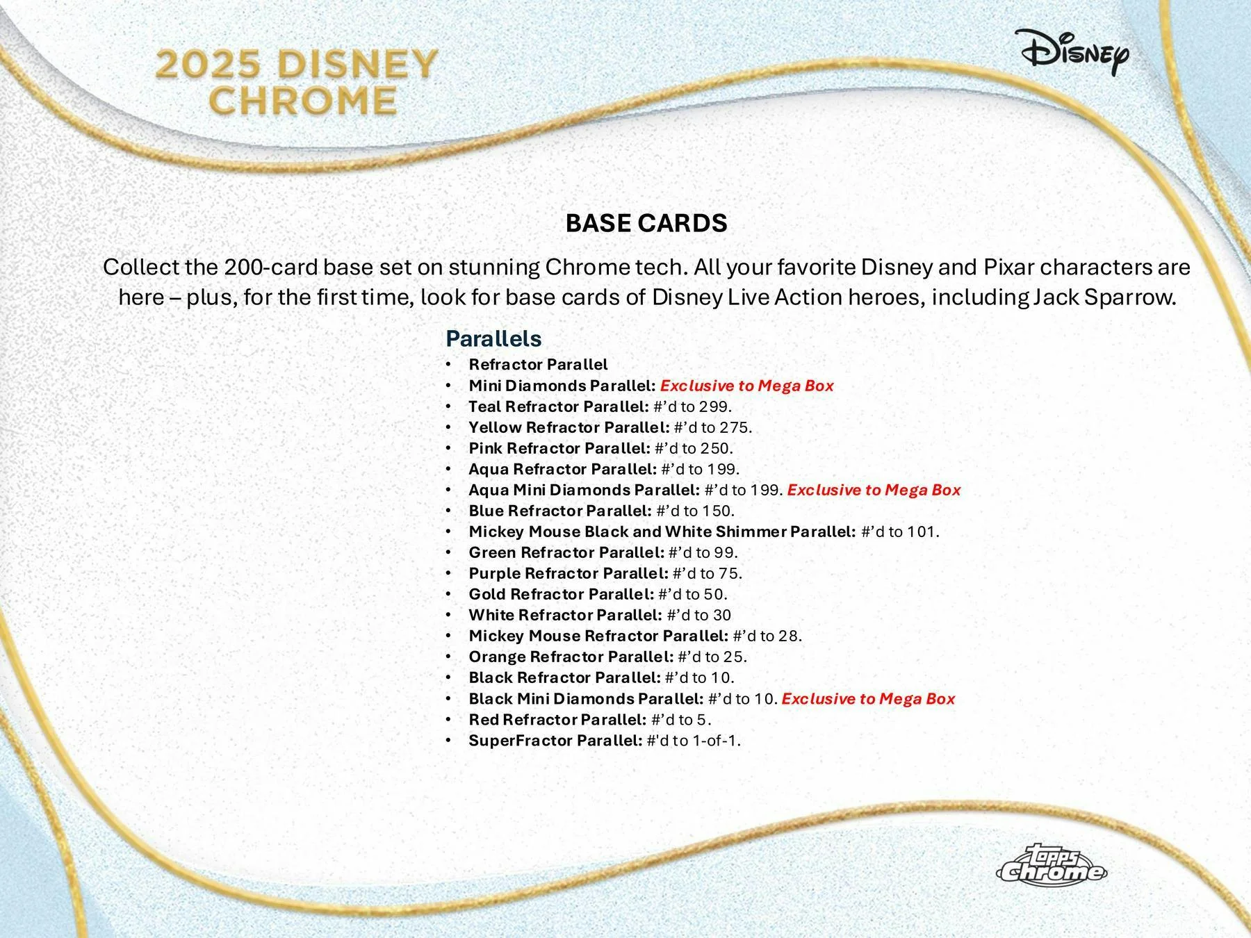 2025 Topps Disney Chrome Mega Box | Columbia Sports Cards - Image 5