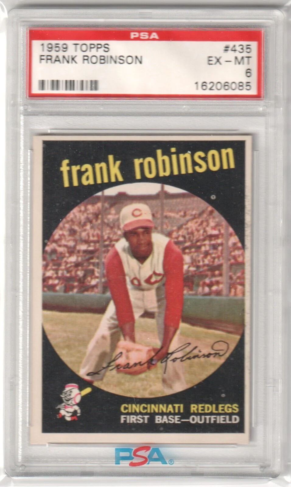 FRANK ROBINSON 1959 Topps #435 PSA 6 - REDS
