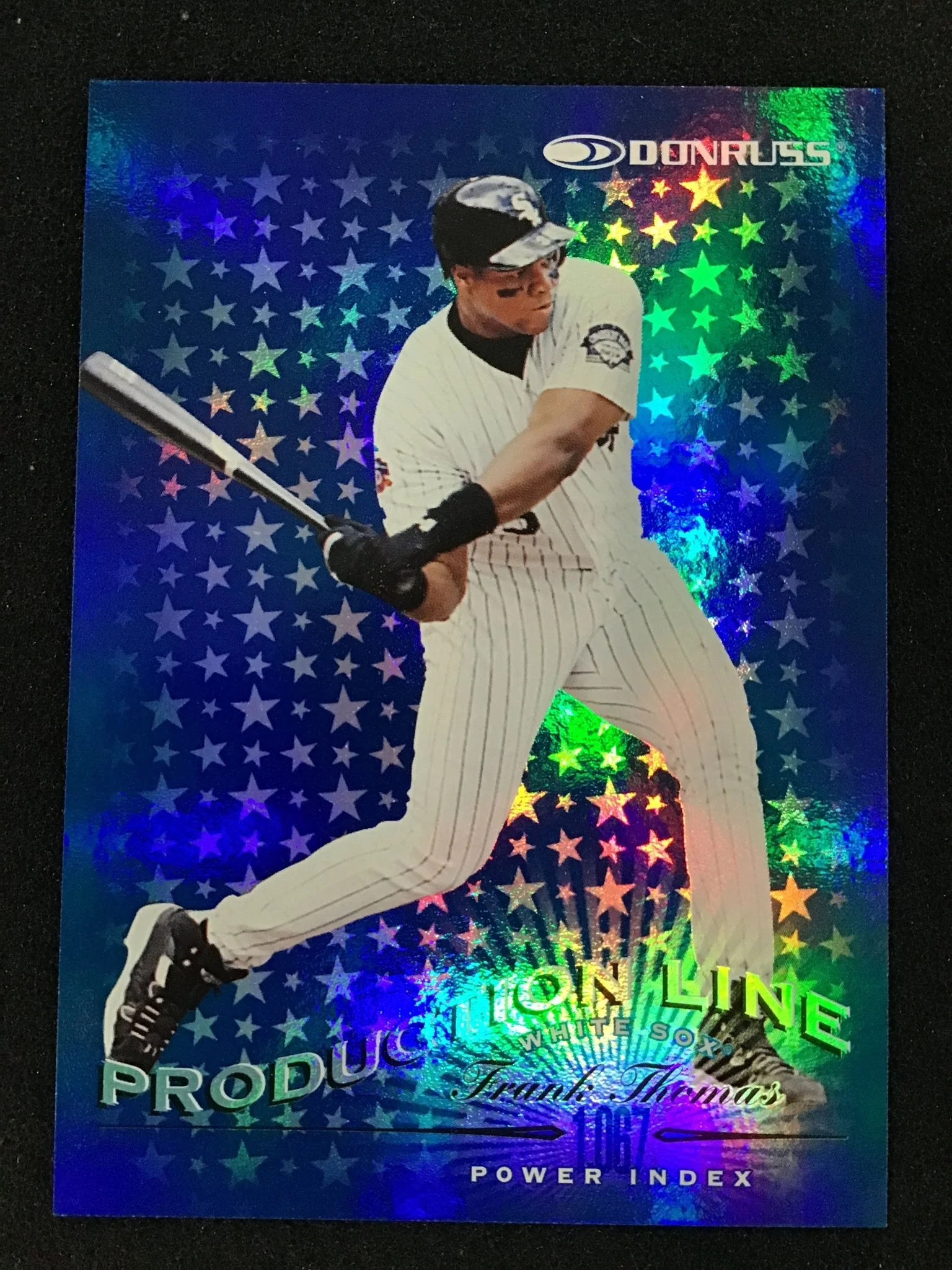 Frank Thomas 1998 Donruss 1 Production Line Power Index /1067 SP White Sox