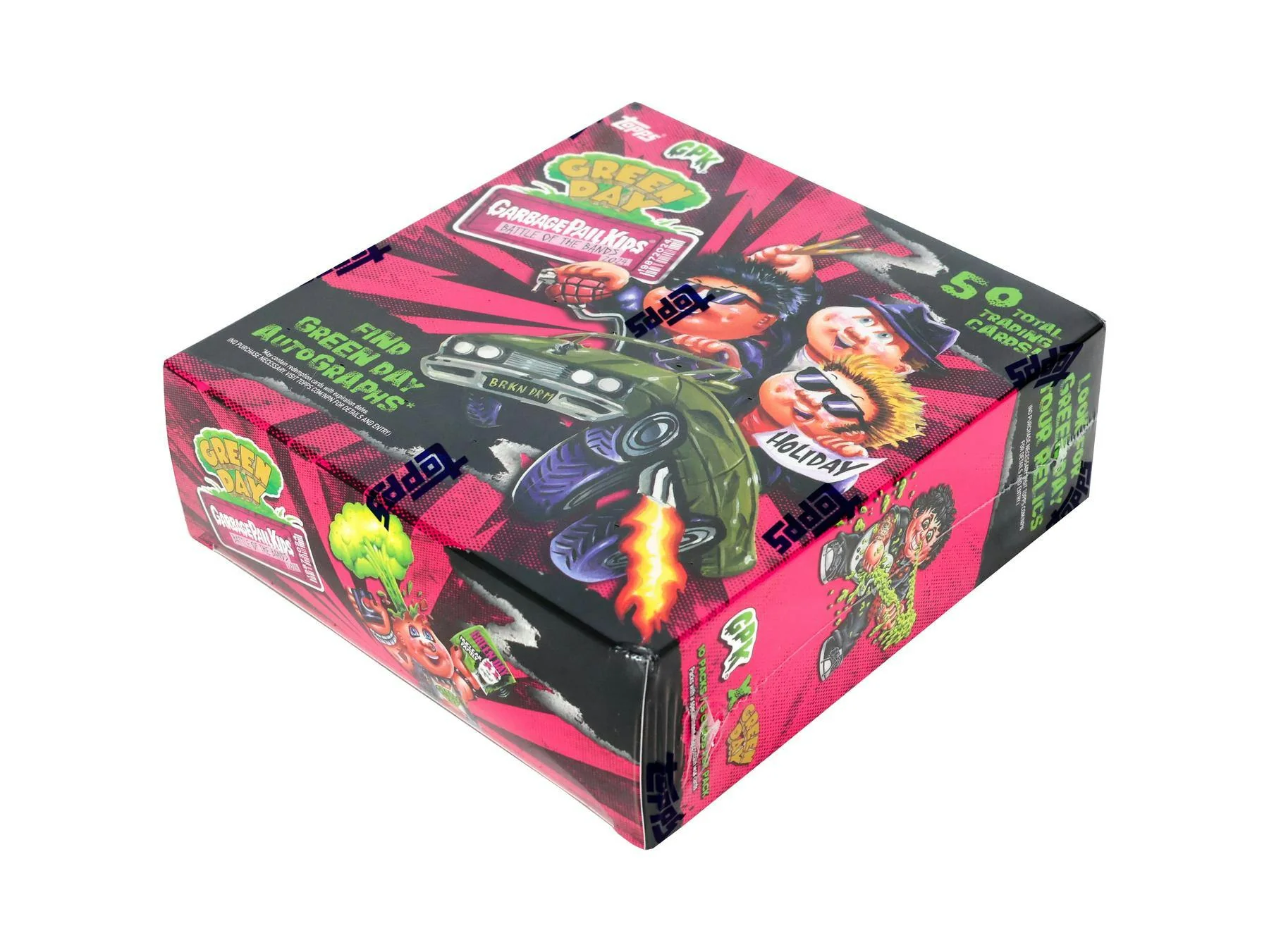 2024 Garbage Pail Kids Battle of the Bands Green Day Hobby Box | Columbia Sports Cards - Image 2