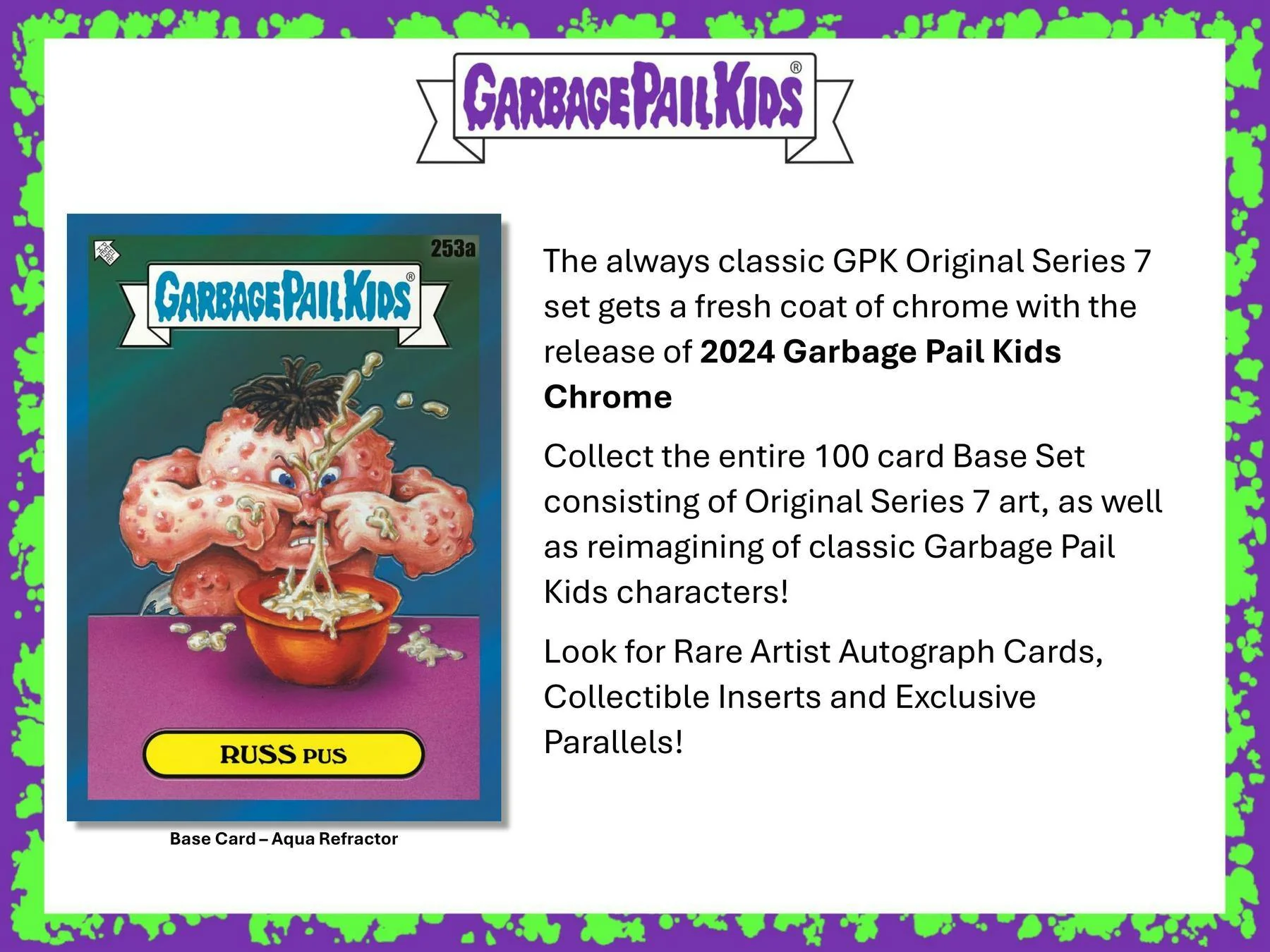 Garbage Pail Kids Chrome Series 7 7-Pack Blaster Box (Topps 2024) - Image 3