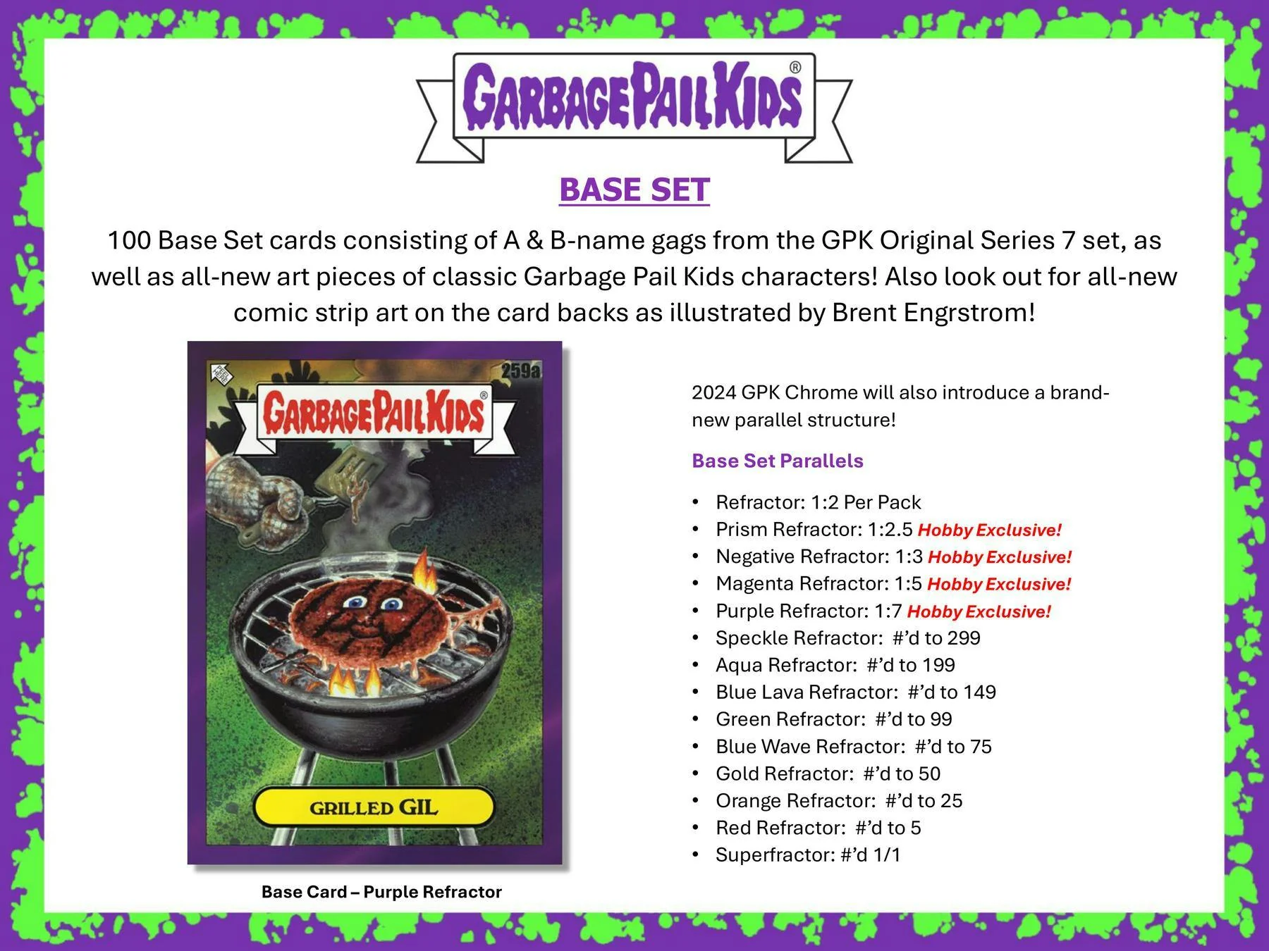 2024 Garbage Pail Kids Chrome Series 7 Hobby Box (Topps 2024) - Image 4