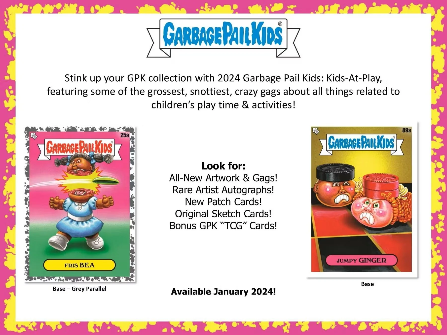 Garbage Pail Kids Series 1: Kids-At-Play Collector Hobby Box (Topps 2024) - Image 4
