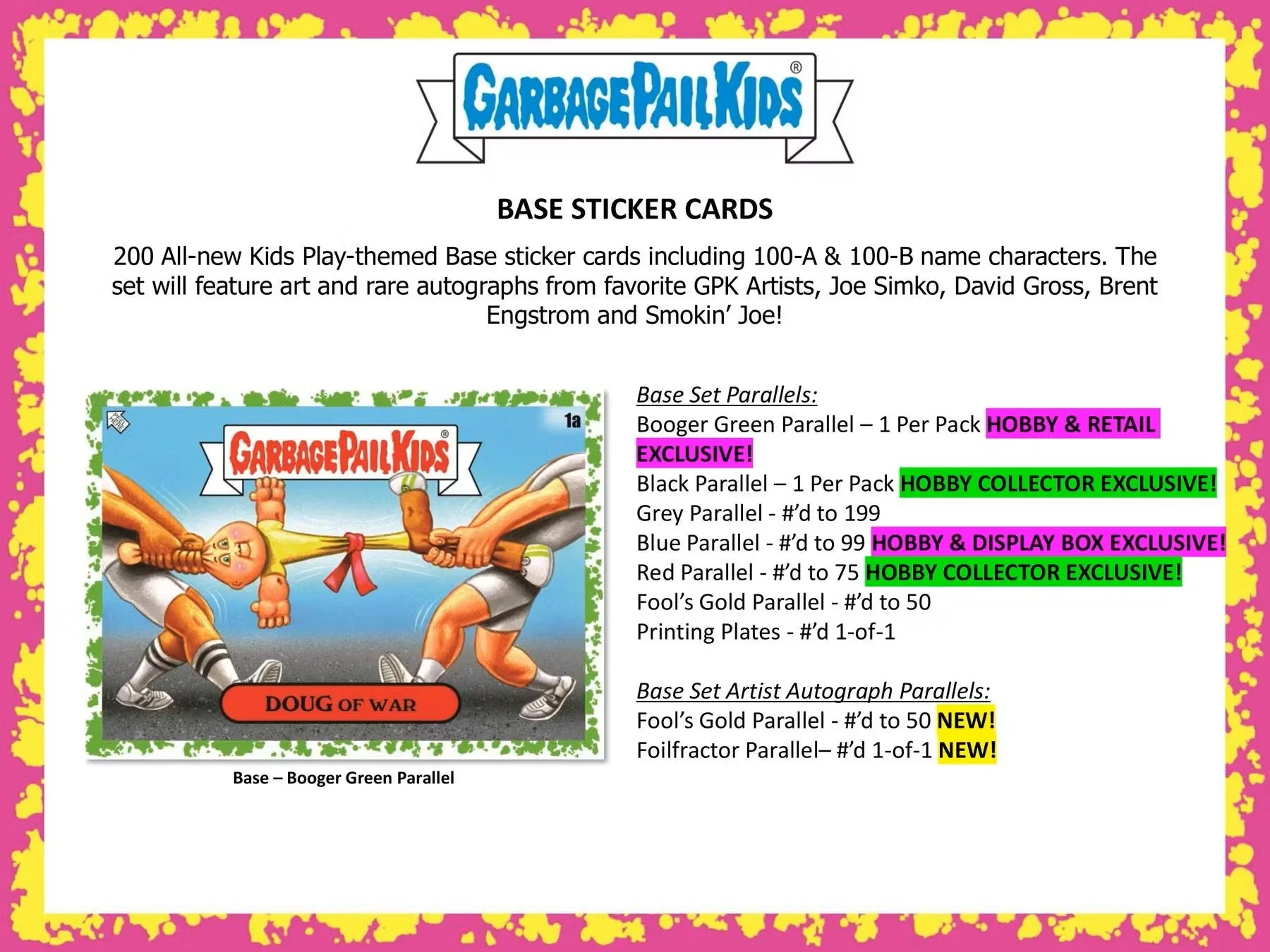Garbage Pail Kids Series 1: Kids-At-Play Collector Hobby Box (Topps 2024) - Image 5
