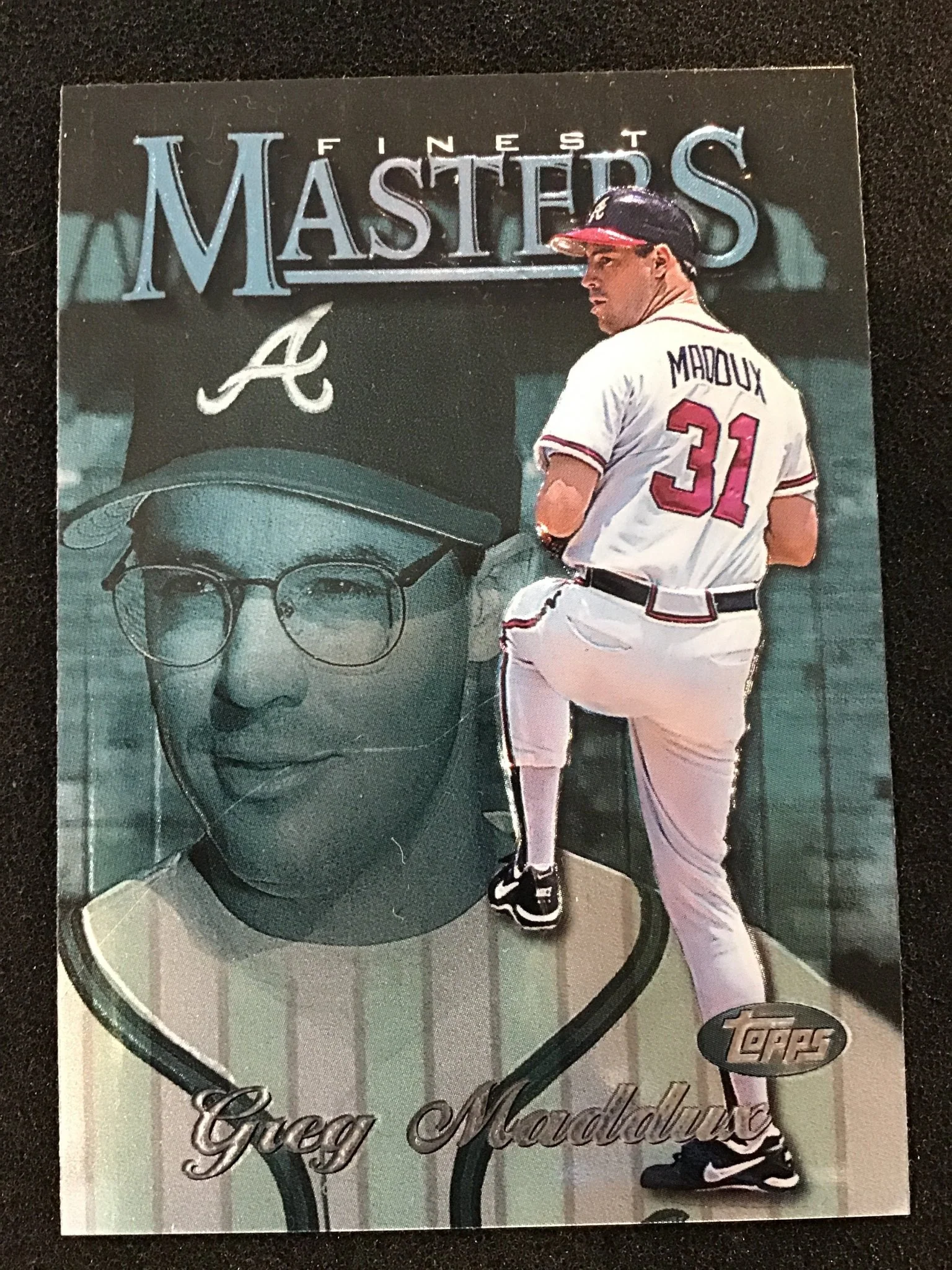 Greg Maddux 1997 Topps Finest #294 Uncommon Silver Masters Atlanta Braves HOF