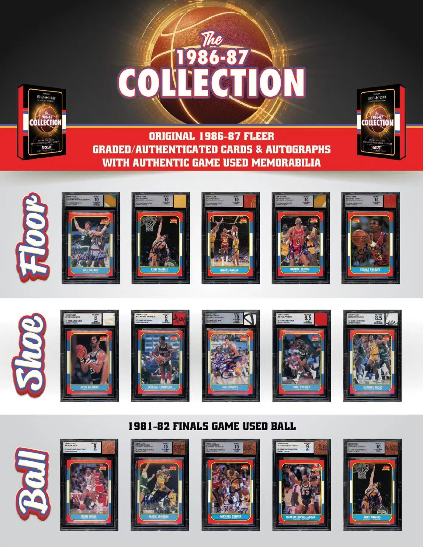 Jersey Fusion The 1986-87 Collection Basketball Hobby Pack - Image 5