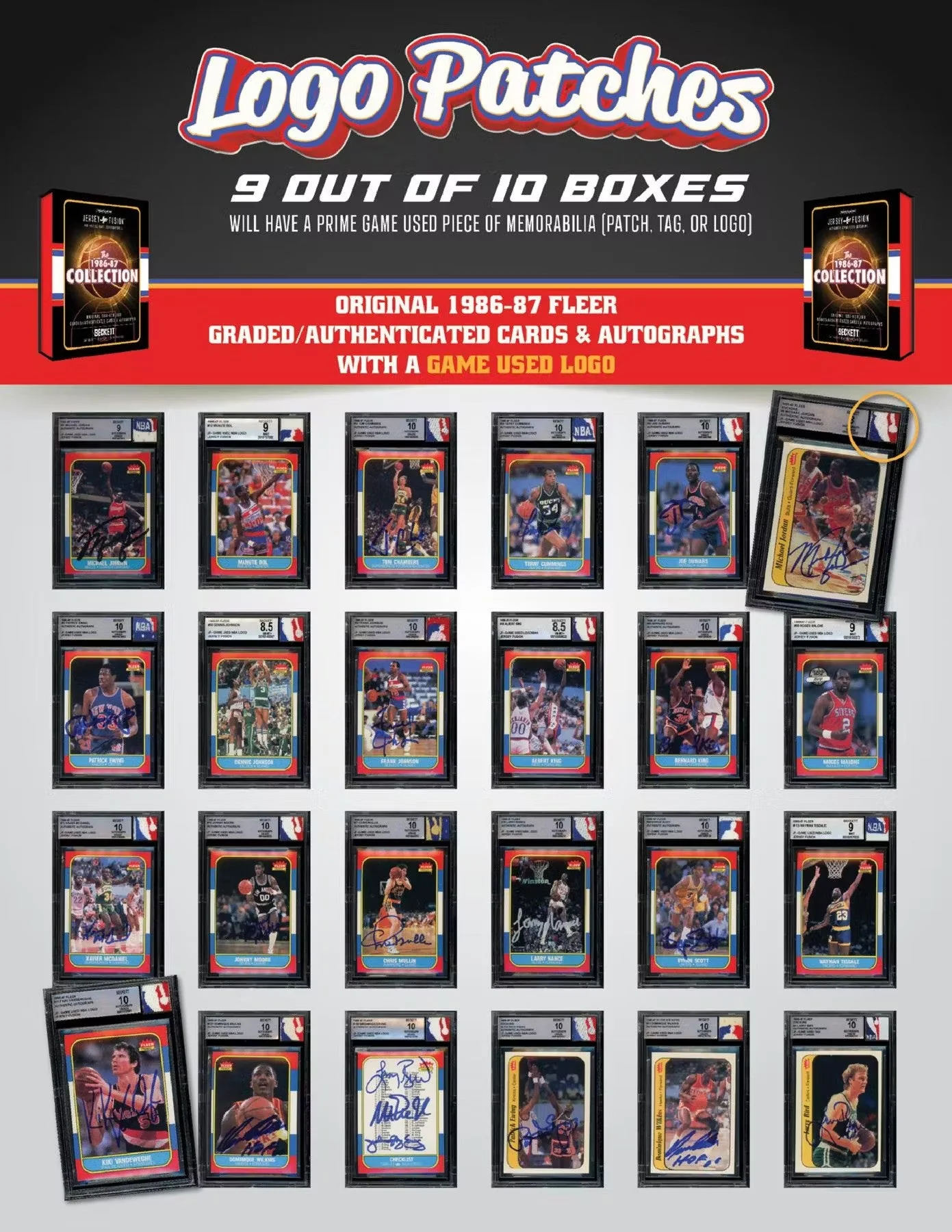 Jersey Fusion The 1986-87 Collection Basketball Hobby Pack - Image 6