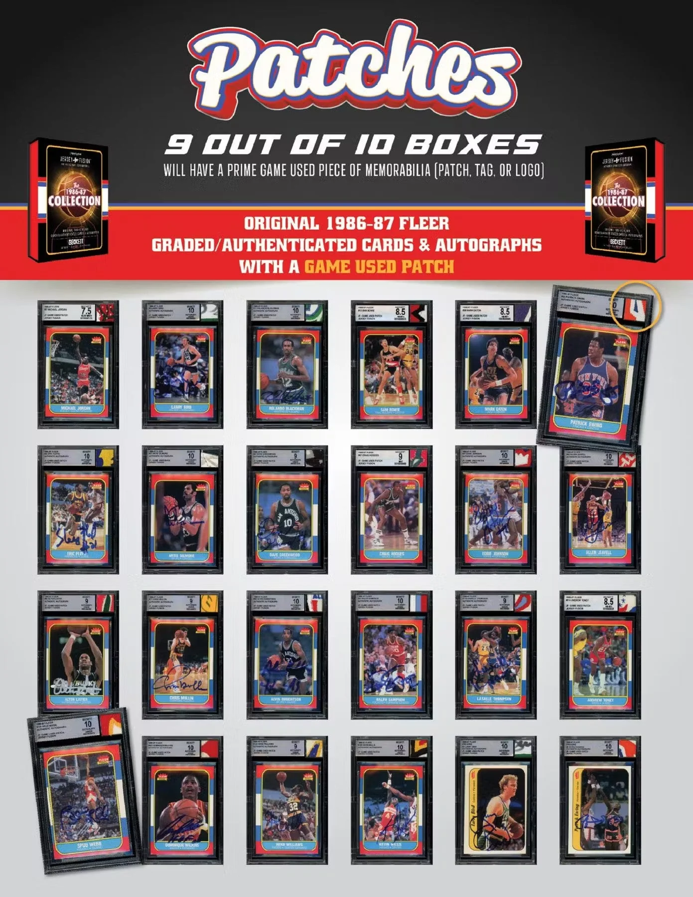 Jersey Fusion The 1986-87 Collection Basketball Hobby Pack - Image 8