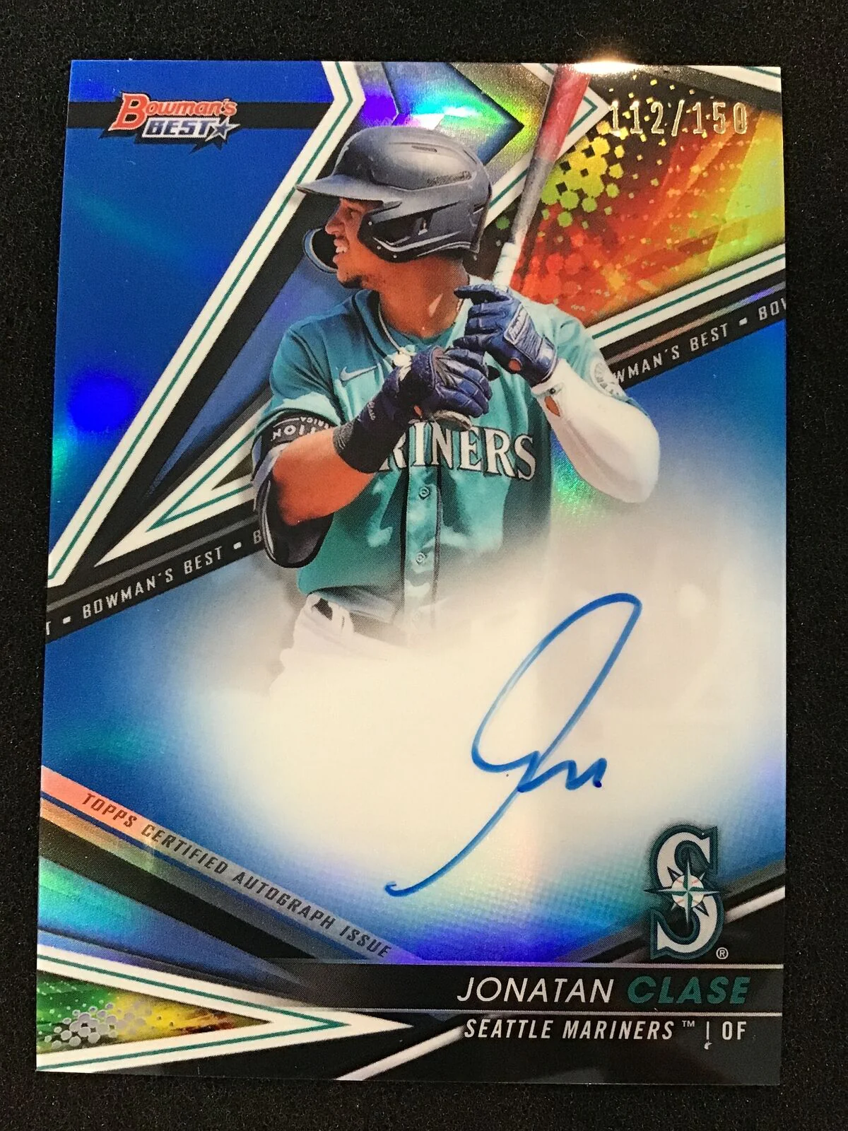 Jonatan Clase 2022 Bowman's Best B22-JC Best of 2022 Blue Refractor Auto /150