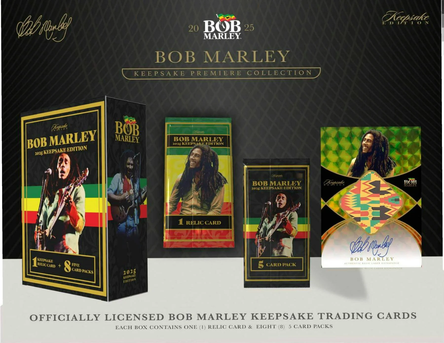 2025 Keepsake Bob Marley Collection Hobby Box | Columbia Sports Cards - Image 2