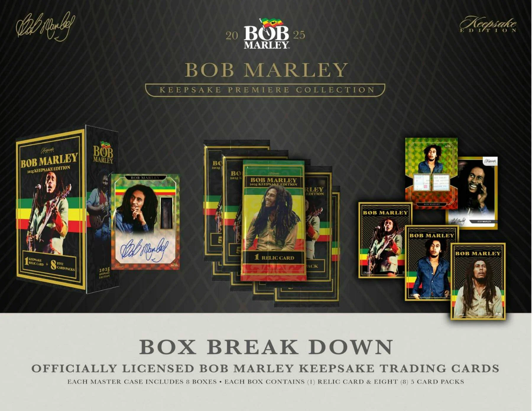 2025 Keepsake Bob Marley Collection Hobby Box | Columbia Sports Cards - Image 5
