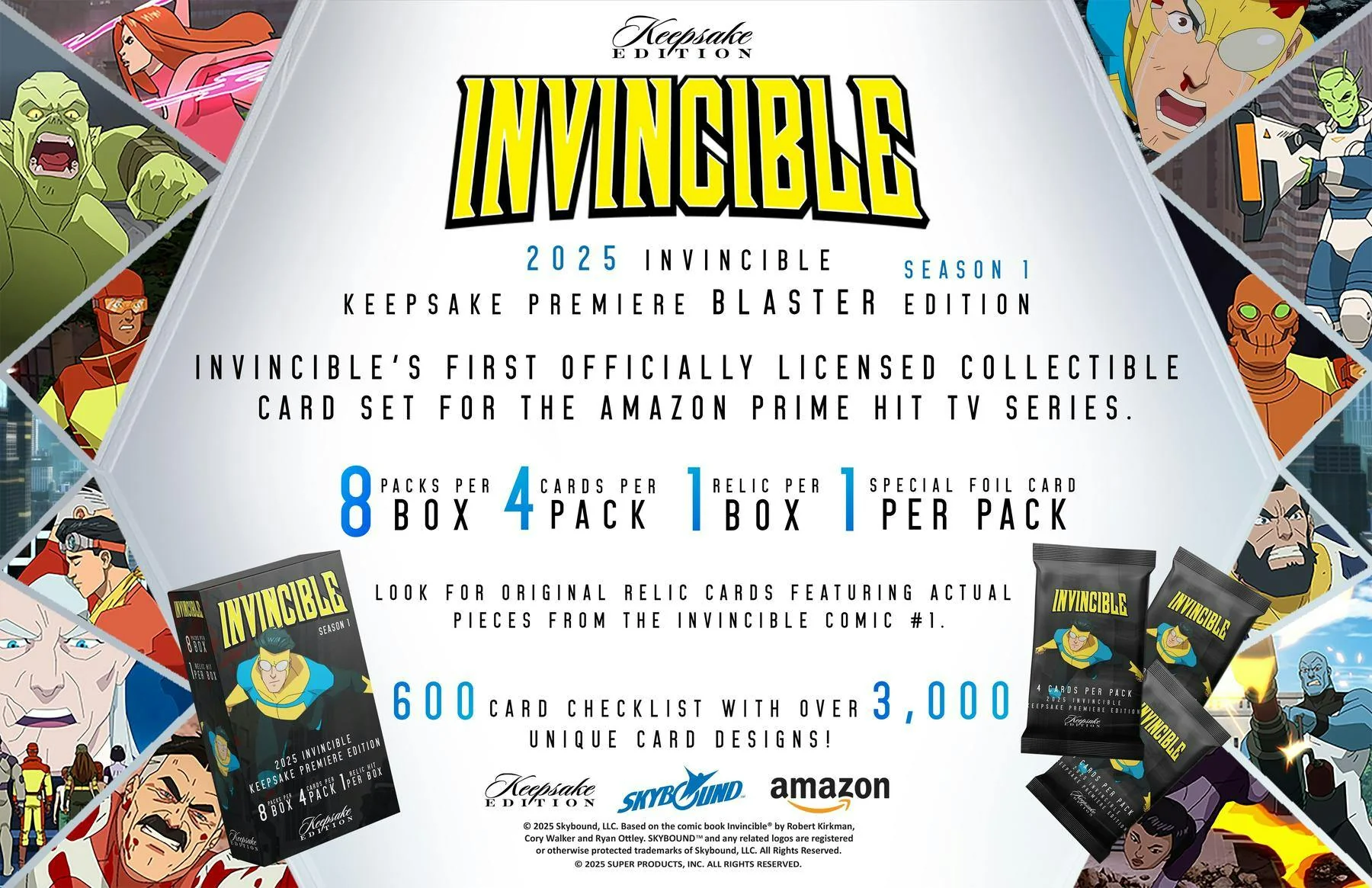 Keepsake Invincible 1st Edition Season 1 Blaster Box | Columbia Sports Cards - Image 3