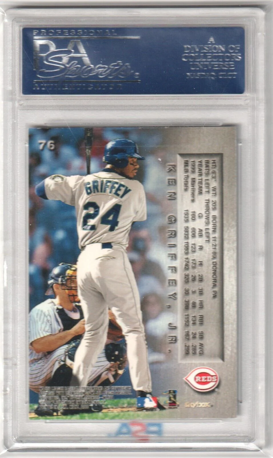 KEN GRIFFEY JR 2000 Fleer Skybox Metal #76 PSA 10 GEM MINT - MARINERS - Image 2