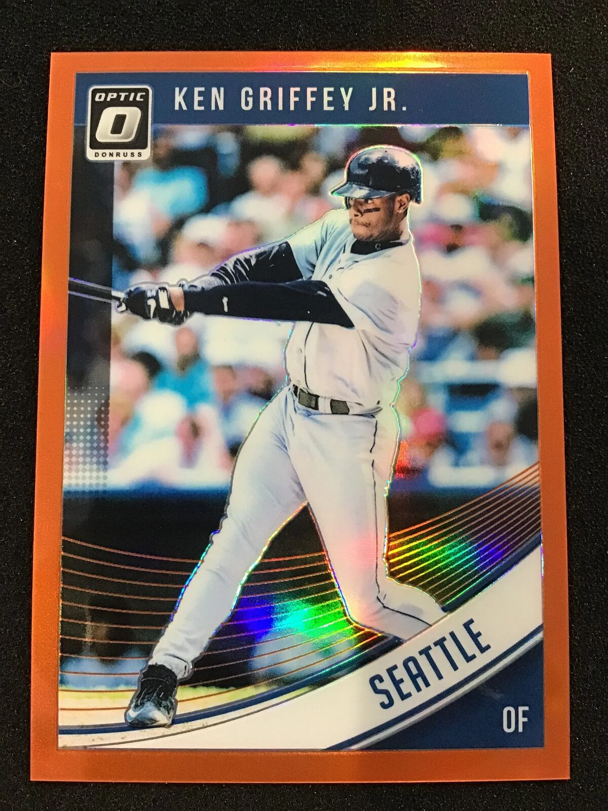 Ken Griffey Jr. 2018 Donruss Optic #141 Orange /199 SP Seattle Mariners