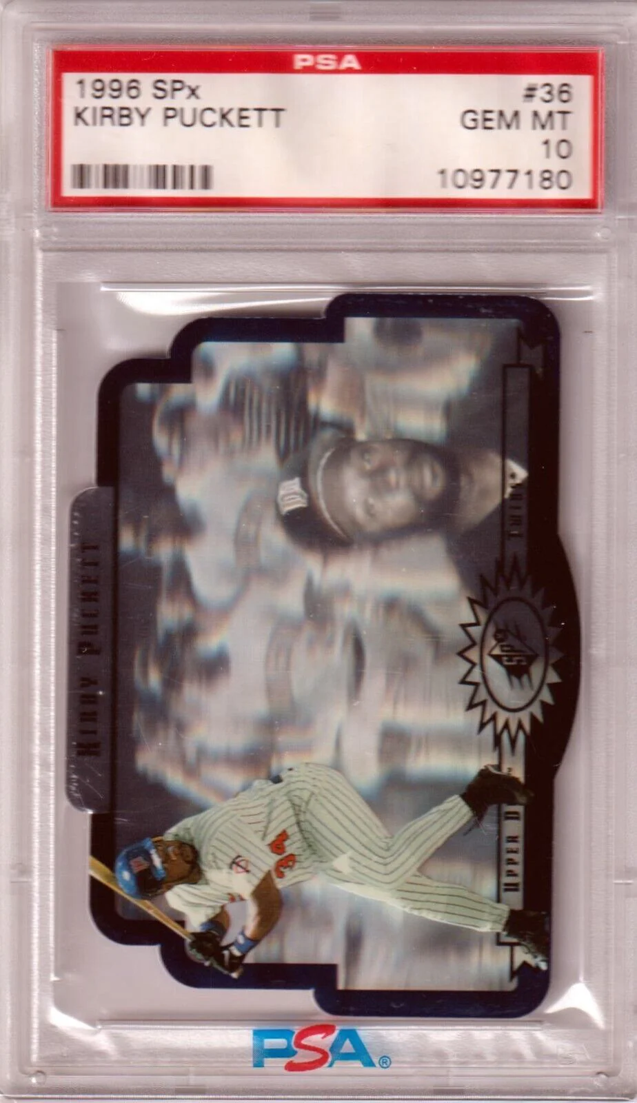 KIRBY PUCKETT 1996 Upper Deck SPx #36 PSA 10 GEM MINT - TWINS