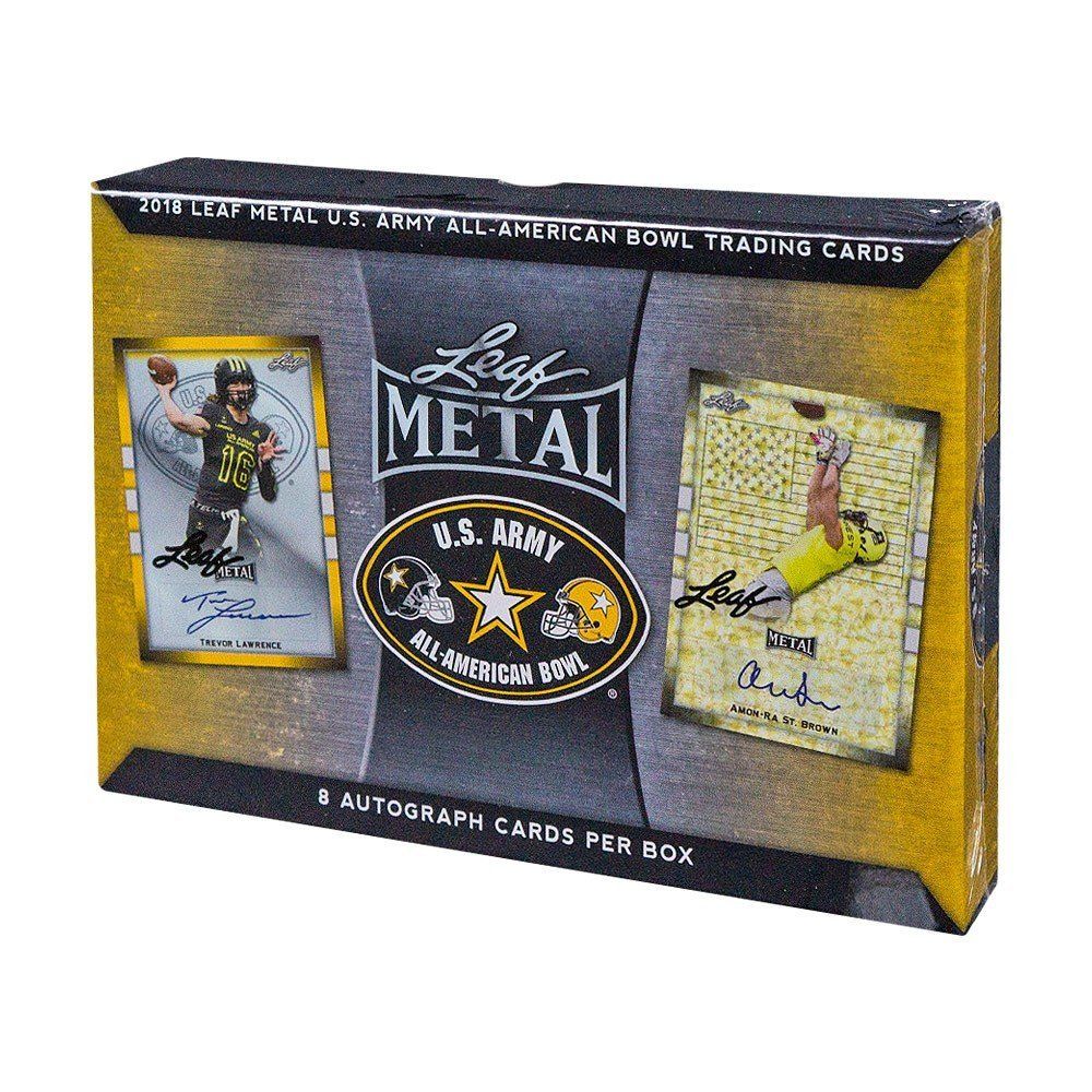 2018 Leaf Metal US Army All-American Bowl Football Box