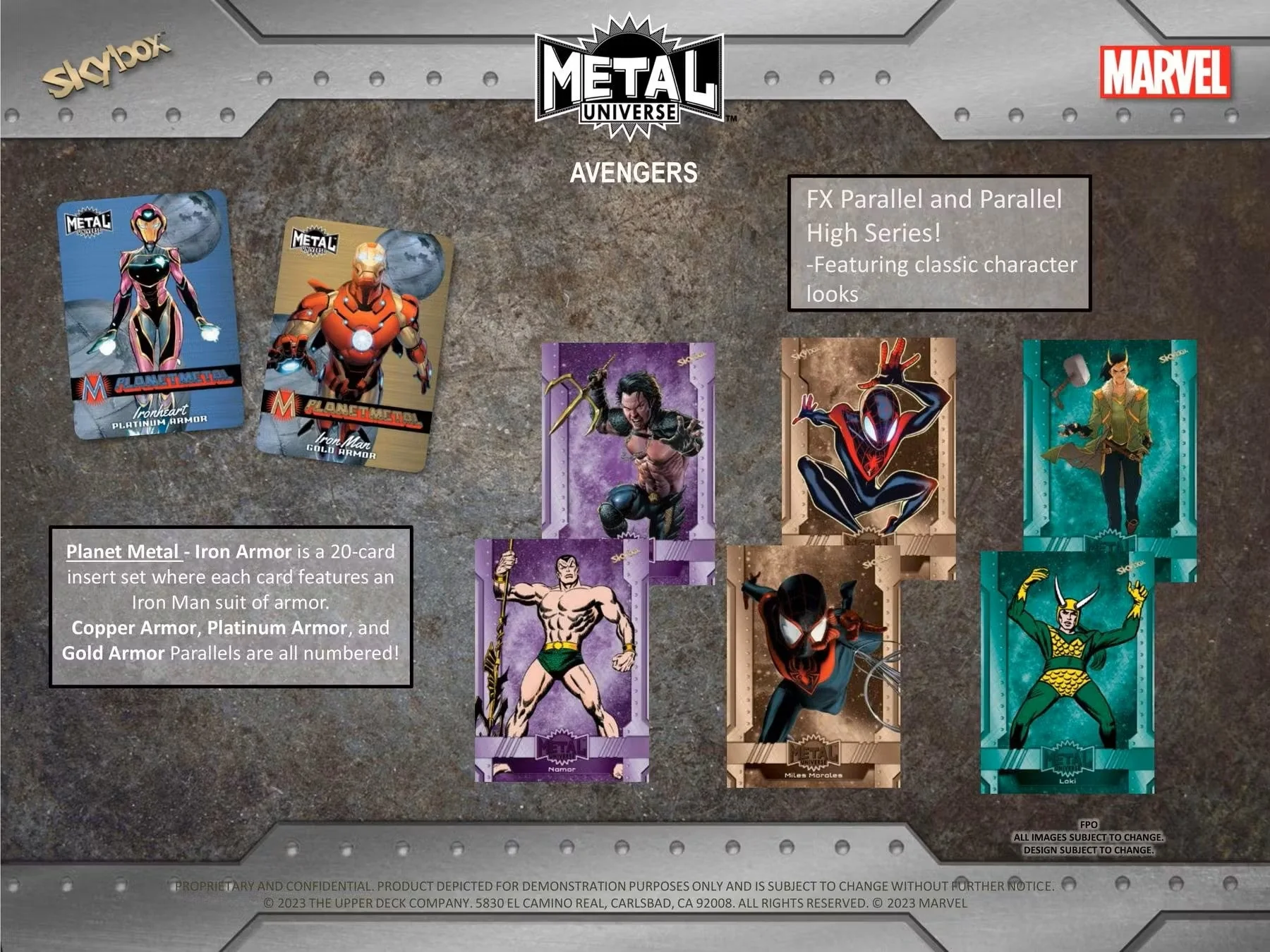 Upper Deck 2024 Marvel Metal Universe Avengers Trading Cards Hobby Box - Image 4