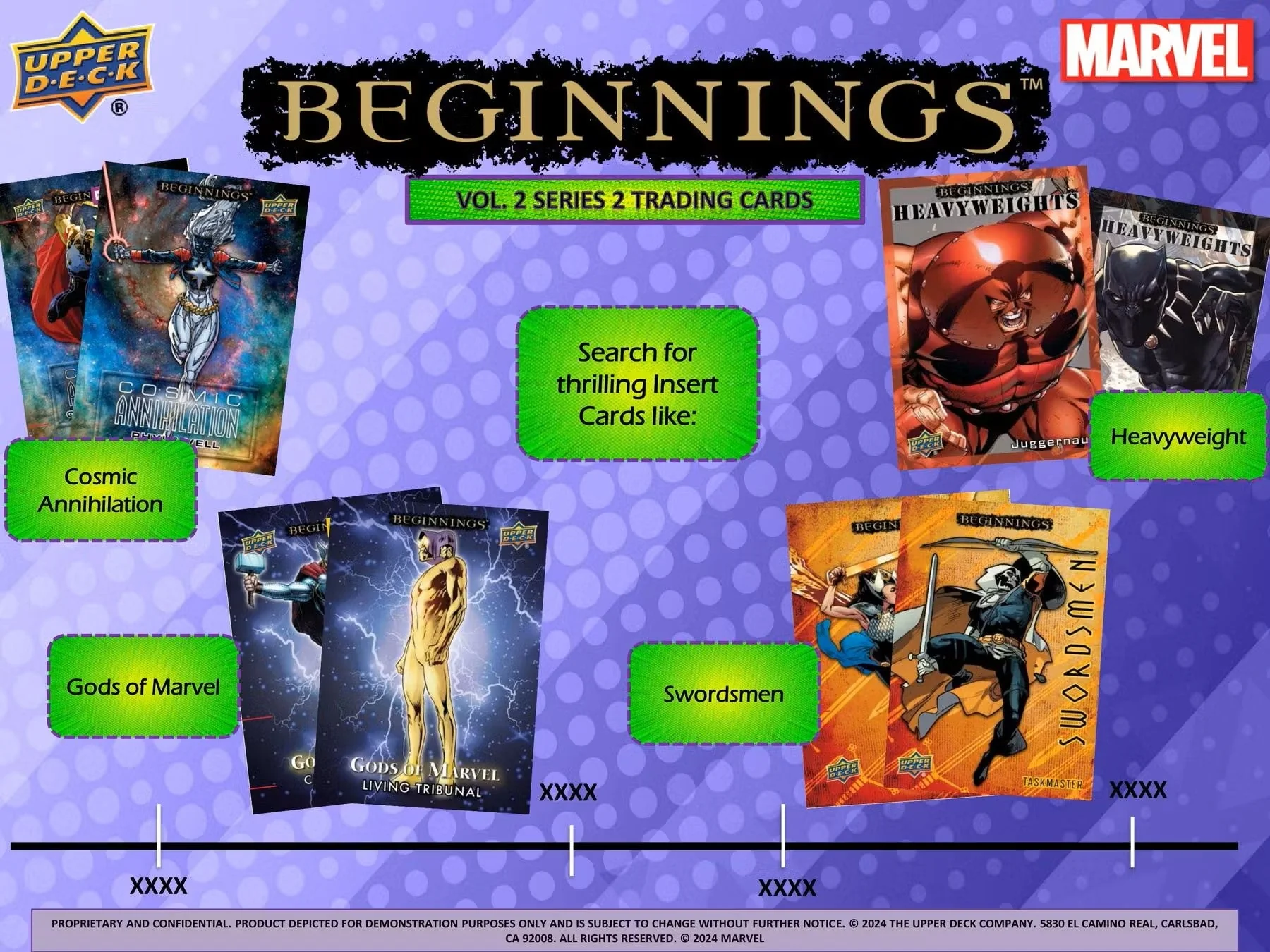 Marvel Beginnings Volume 2 Series 2 Trading Cards Hobby Box (Upper Deck 2024) - Image 8