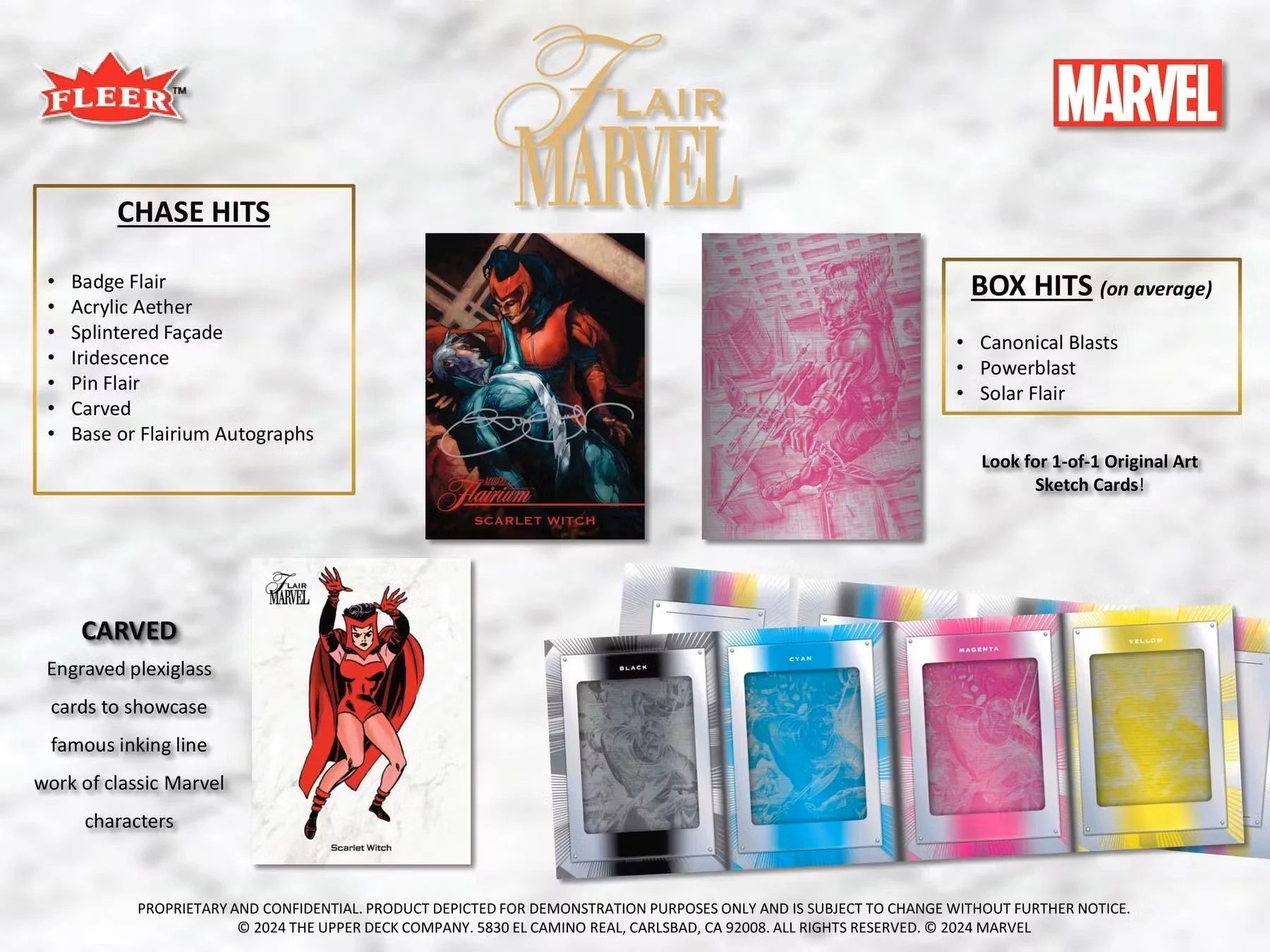 Marvel Flair Trading Cards Hobby Box (Upper Deck 2024) - Image 11