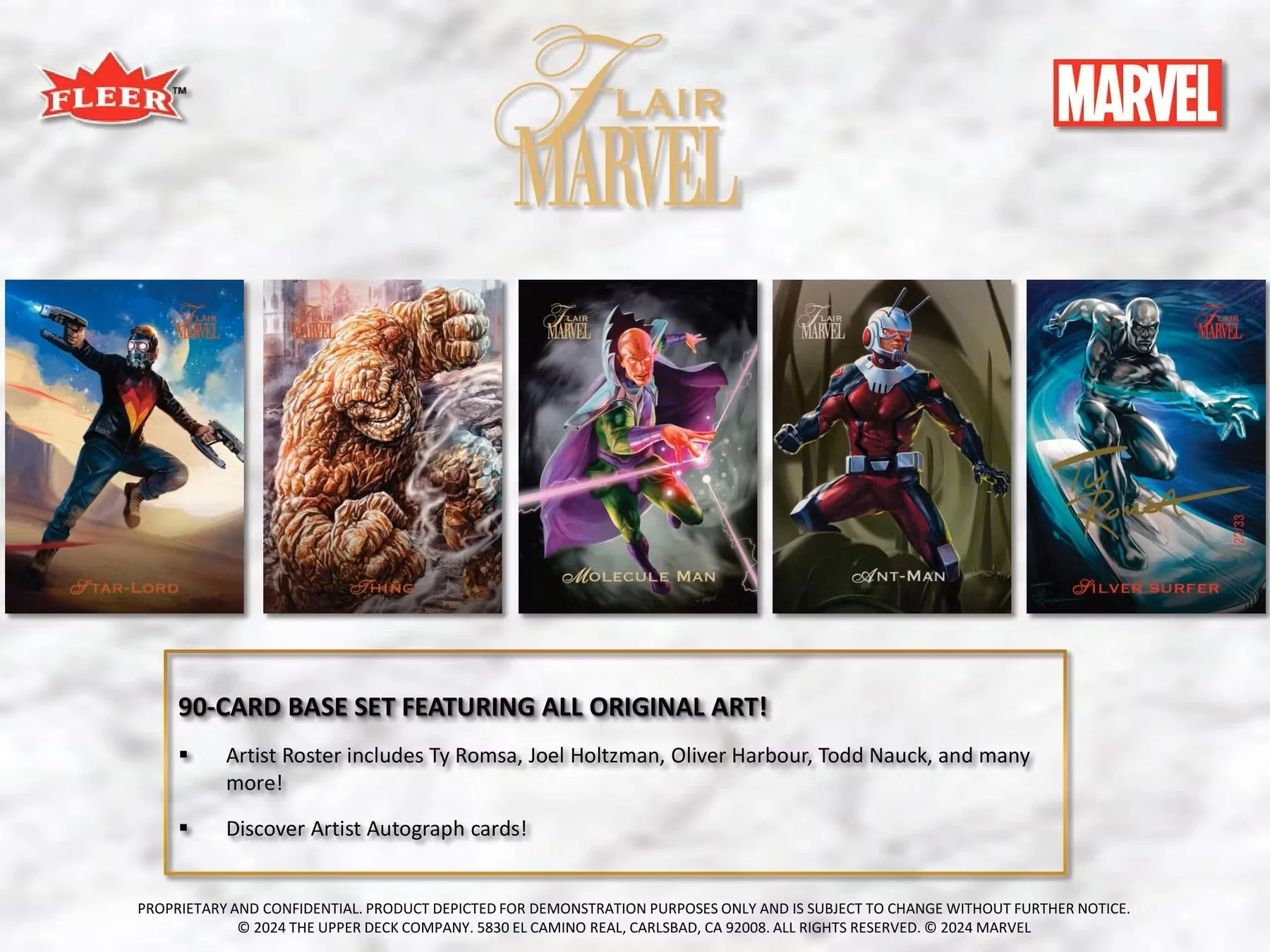 Marvel Flair Trading Cards Hobby Box (Upper Deck 2024) - Image 4