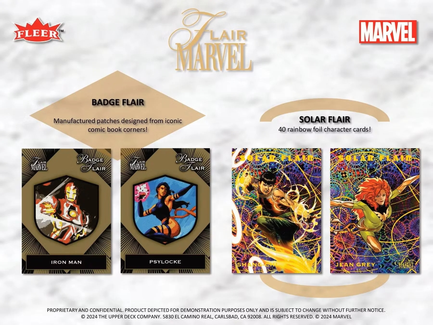 Marvel Flair Trading Cards Hobby Box (Upper Deck 2024) - Image 9