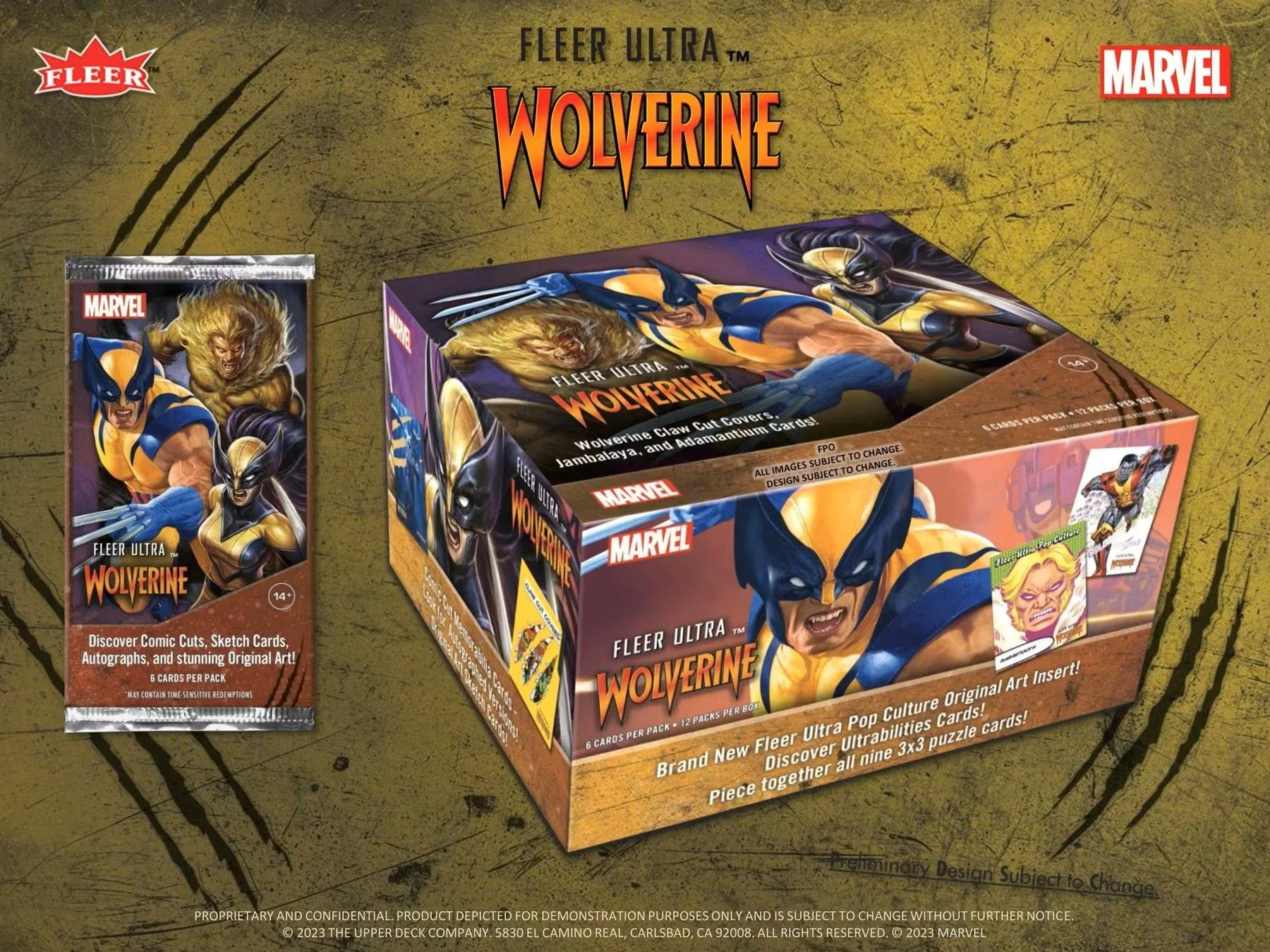 Marvel Fleer Ultra Wolverine Trading Cards Hobby Box (Upper Deck 2024) - Image 3