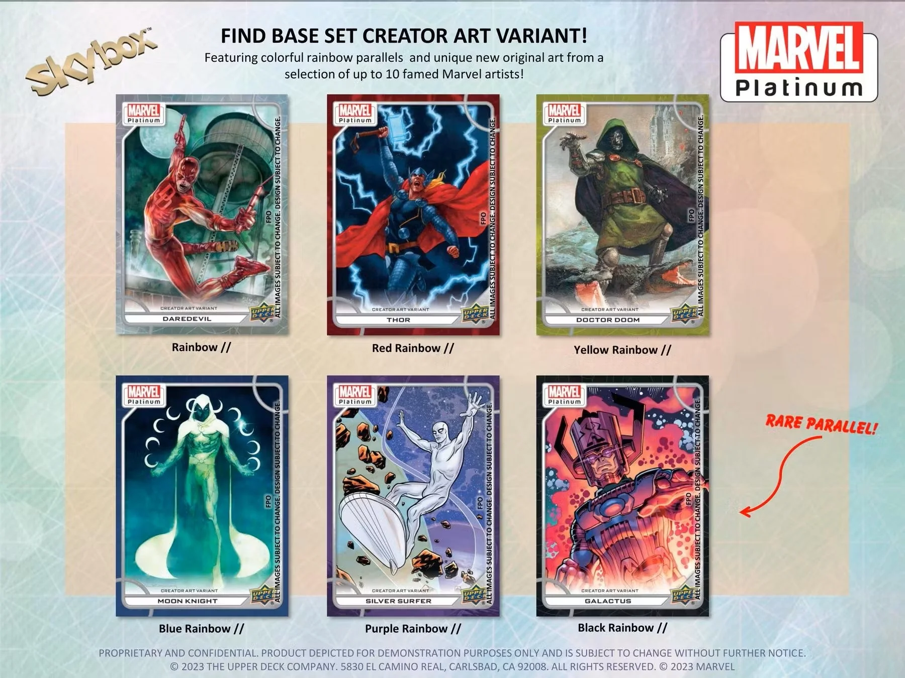 Marvel Platinum Trading Cards Hobby Box (Upper Deck 2023 2024) - Image 10