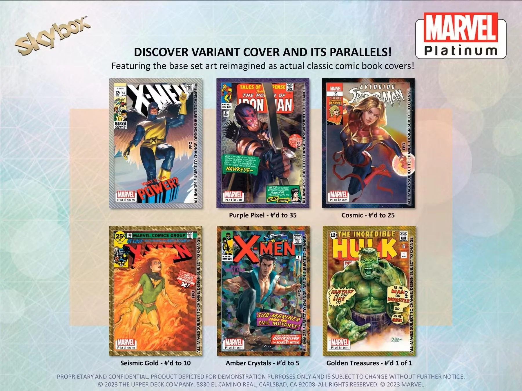 Marvel Platinum Trading Cards Hobby Box (Upper Deck 2023 2024) - Image 12