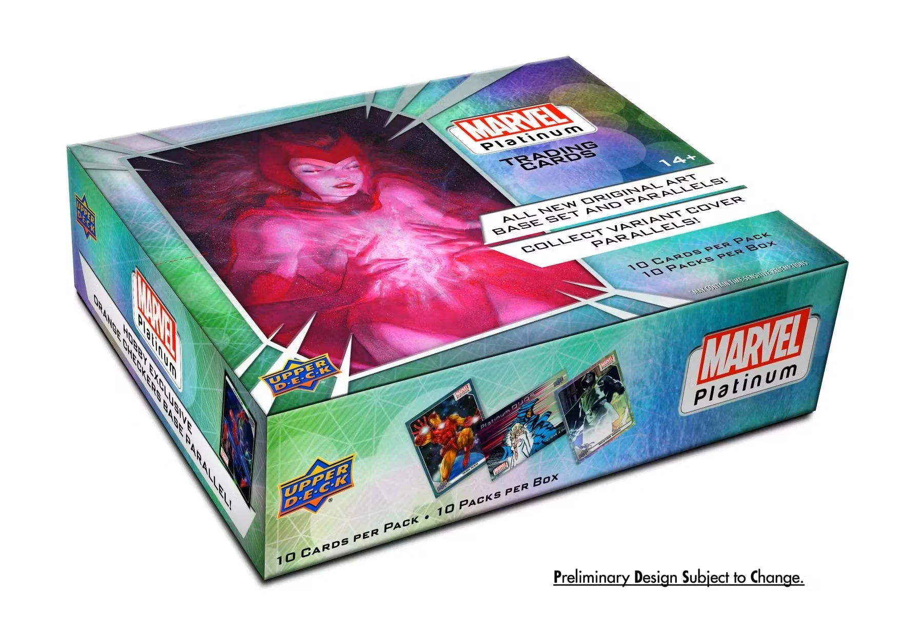 Marvel Platinum Trading Cards Hobby Box (Upper Deck 2023 2024) - Image 3