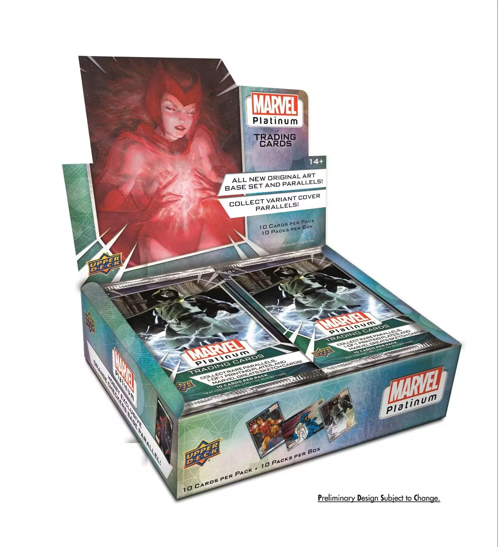 Marvel Platinum Trading Cards Hobby Box (Upper Deck 2023 2024) - Image 4
