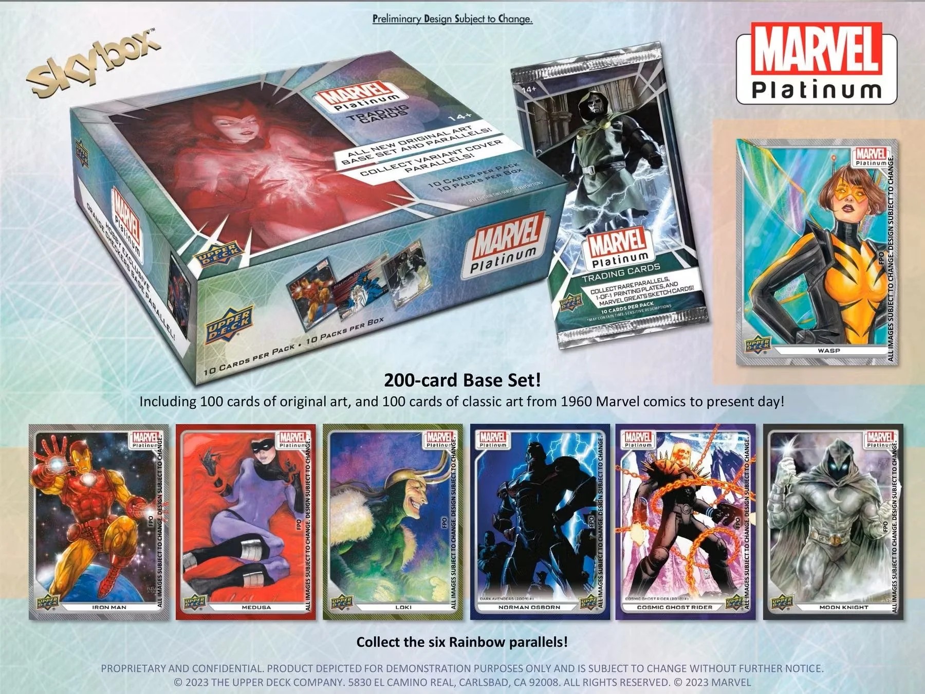 Marvel Platinum Trading Cards Hobby Box (Upper Deck 2023 2024) - Image 6