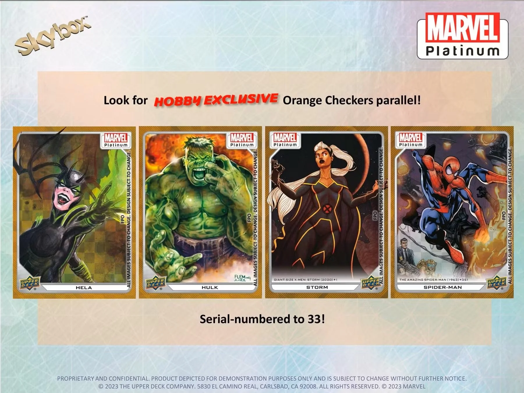 Marvel Platinum Trading Cards Hobby Box (Upper Deck 2023 2024) - Image 7