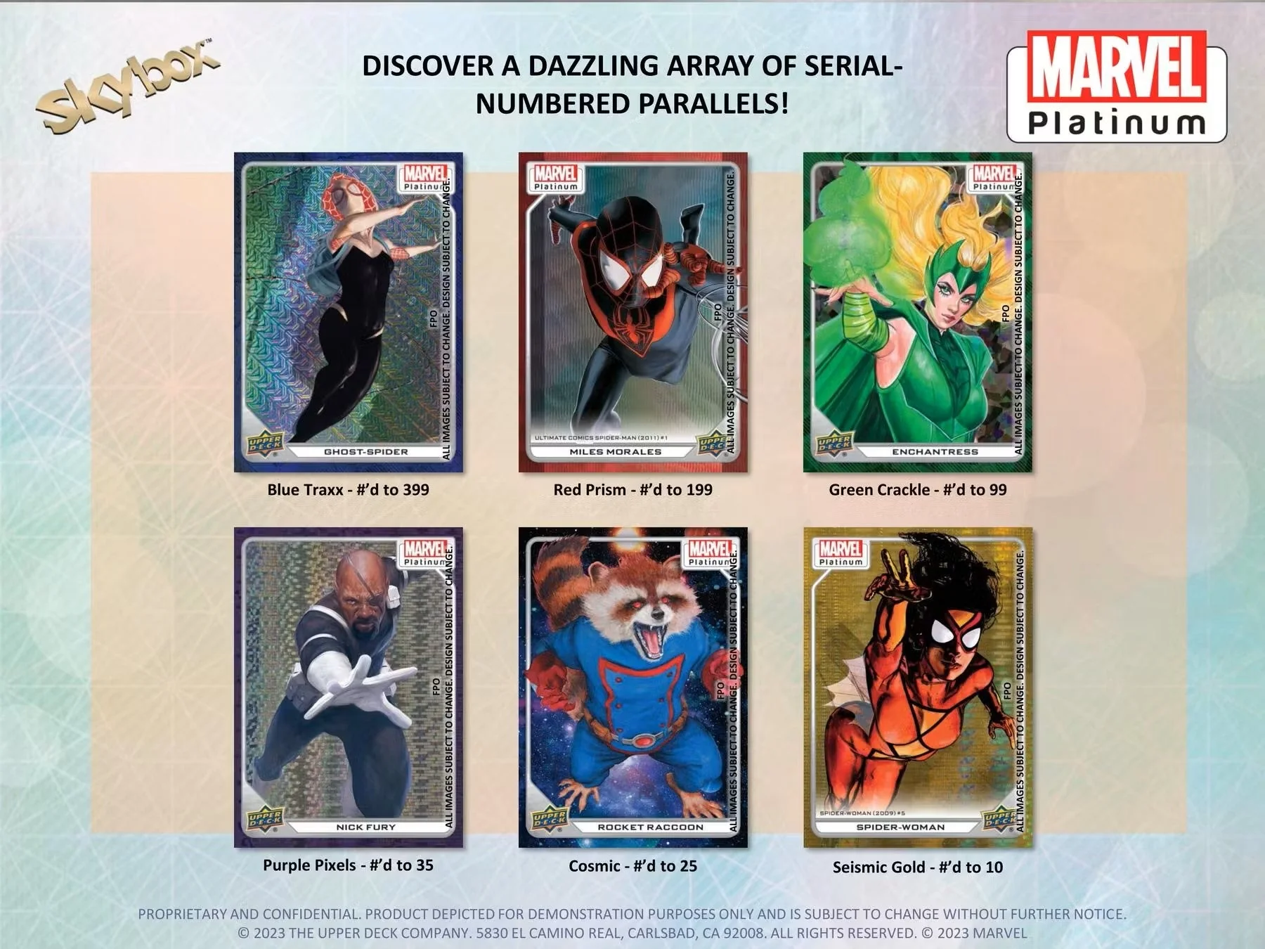 Marvel Platinum Trading Cards Hobby Box (Upper Deck 2023 2024) - Image 8