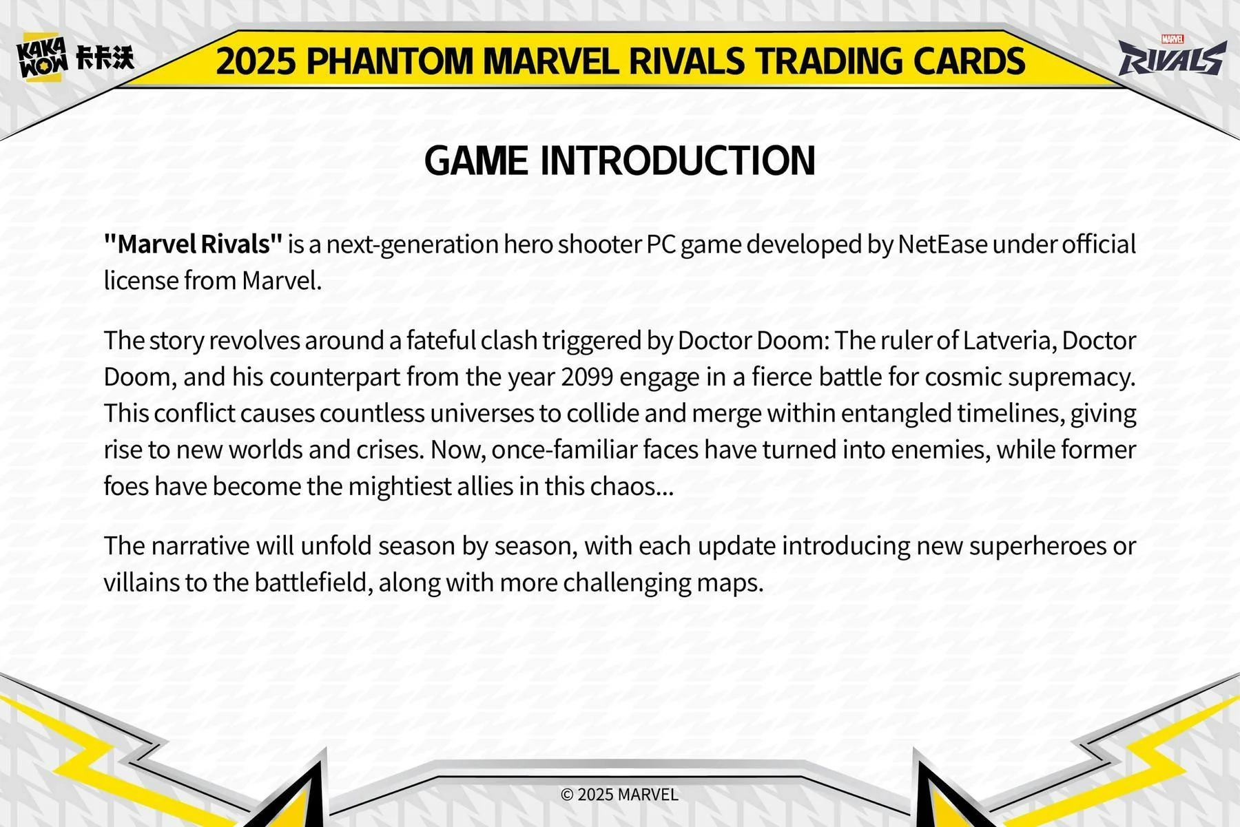 Marvel Rivals Phantom Hobby Box (Kakawow 2025) - Image 4