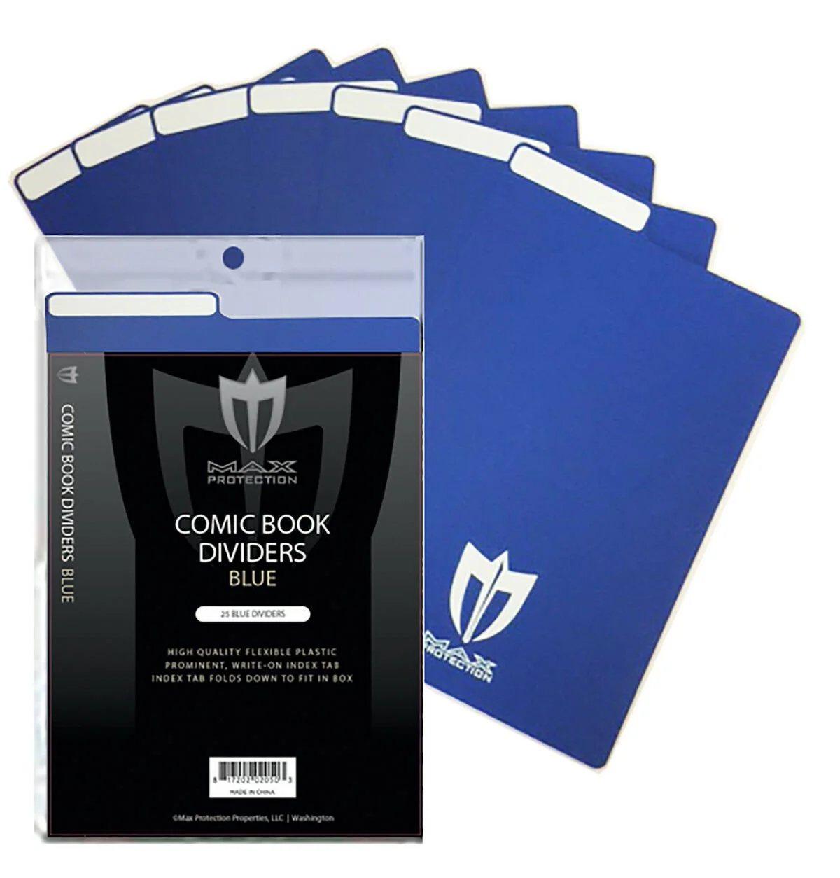 Max Pro Comic Book Dividers - Blue - 300ct Case