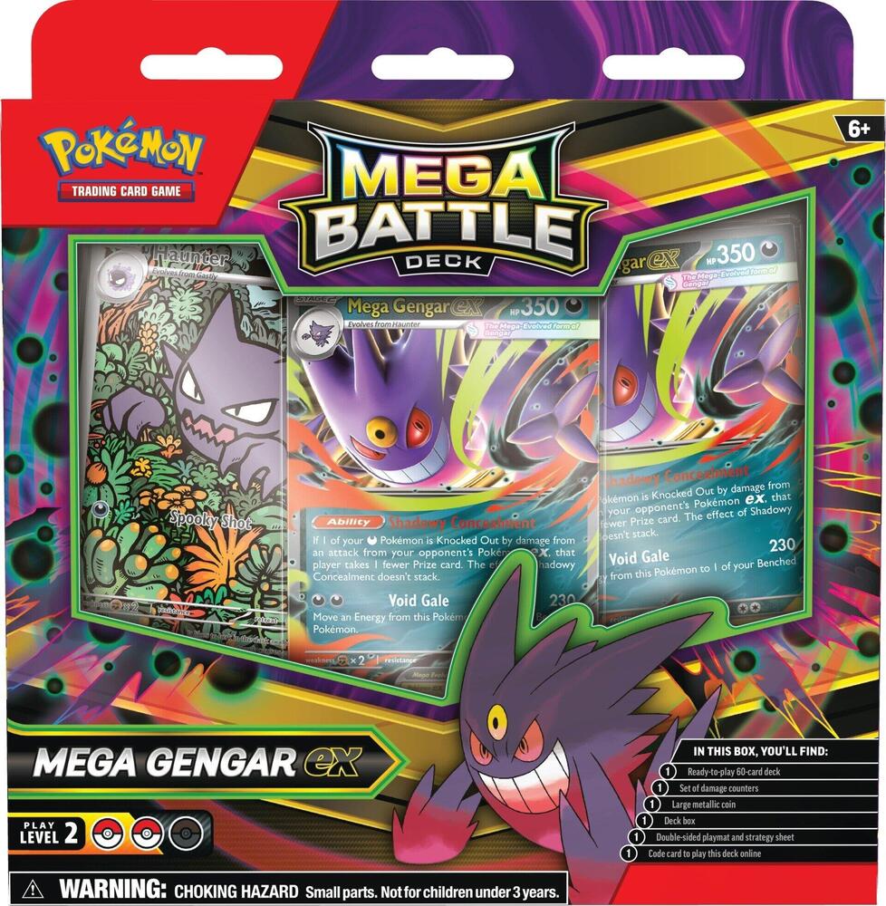 Mega Battle Deck: Mega Gengar EX/Mega Diancie EX Box | Columbia Sports Cards