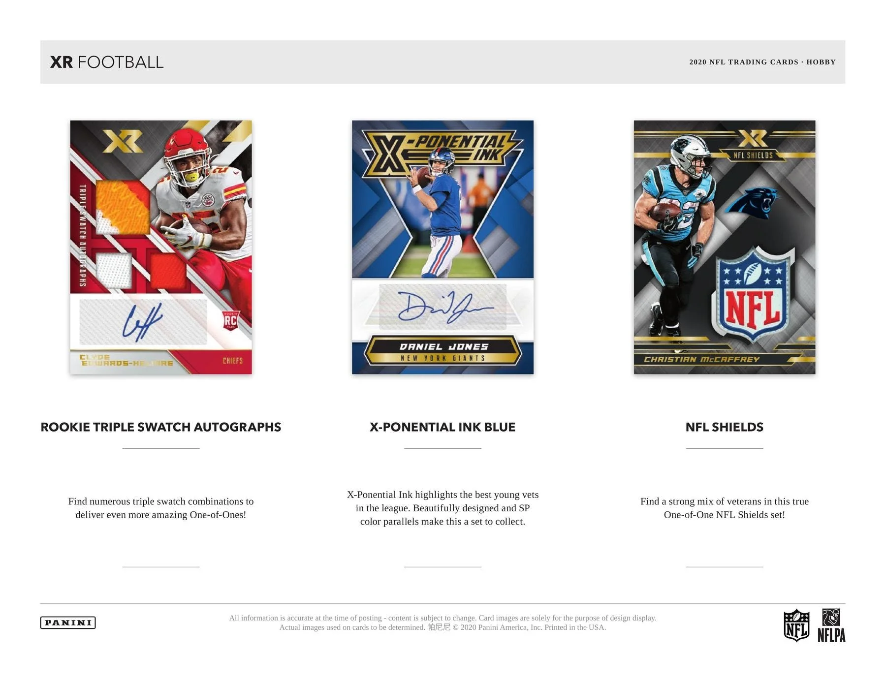 2020 Panini XR Football Hobby Box - Image 5