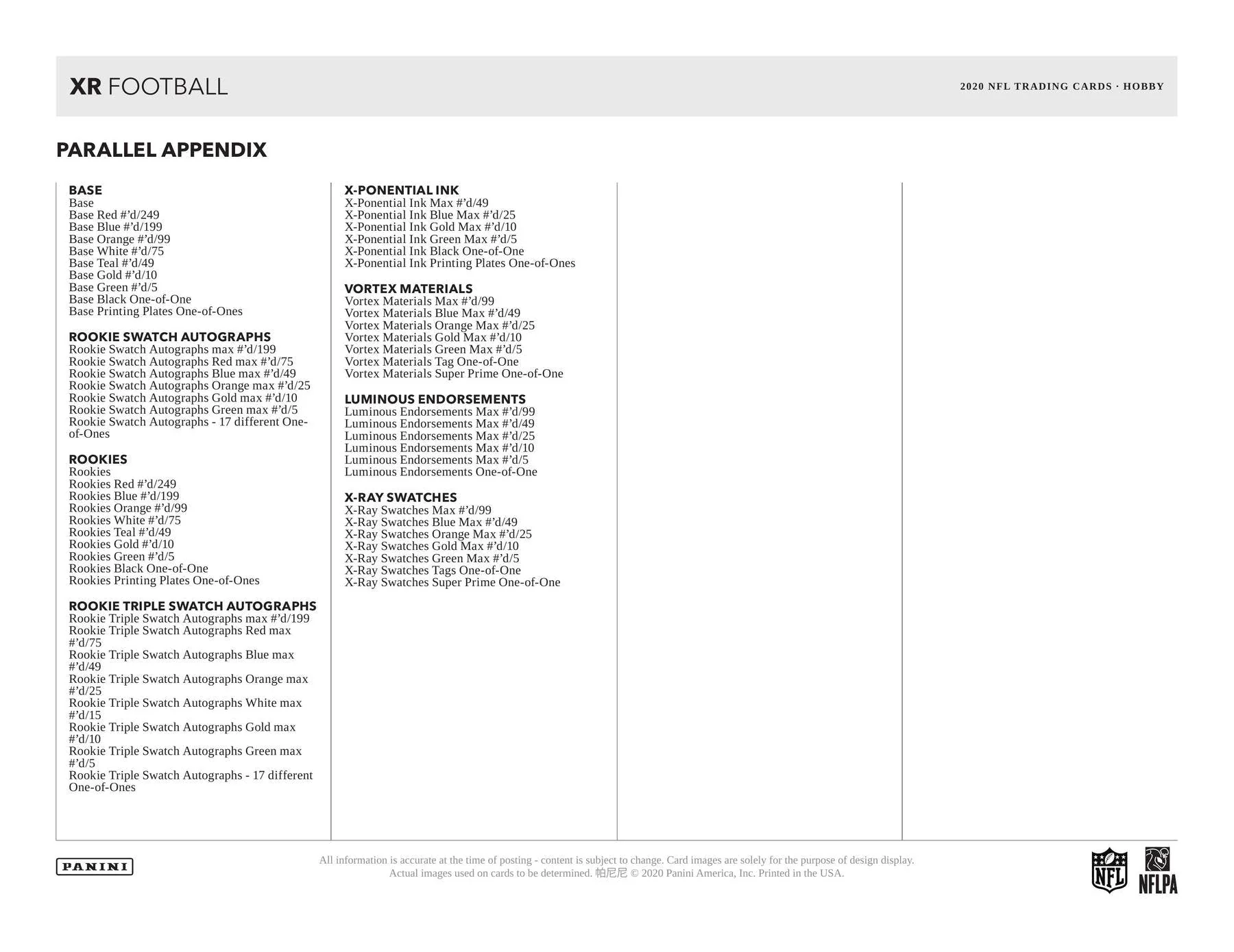 2020 Panini XR Football Hobby Box - Image 8