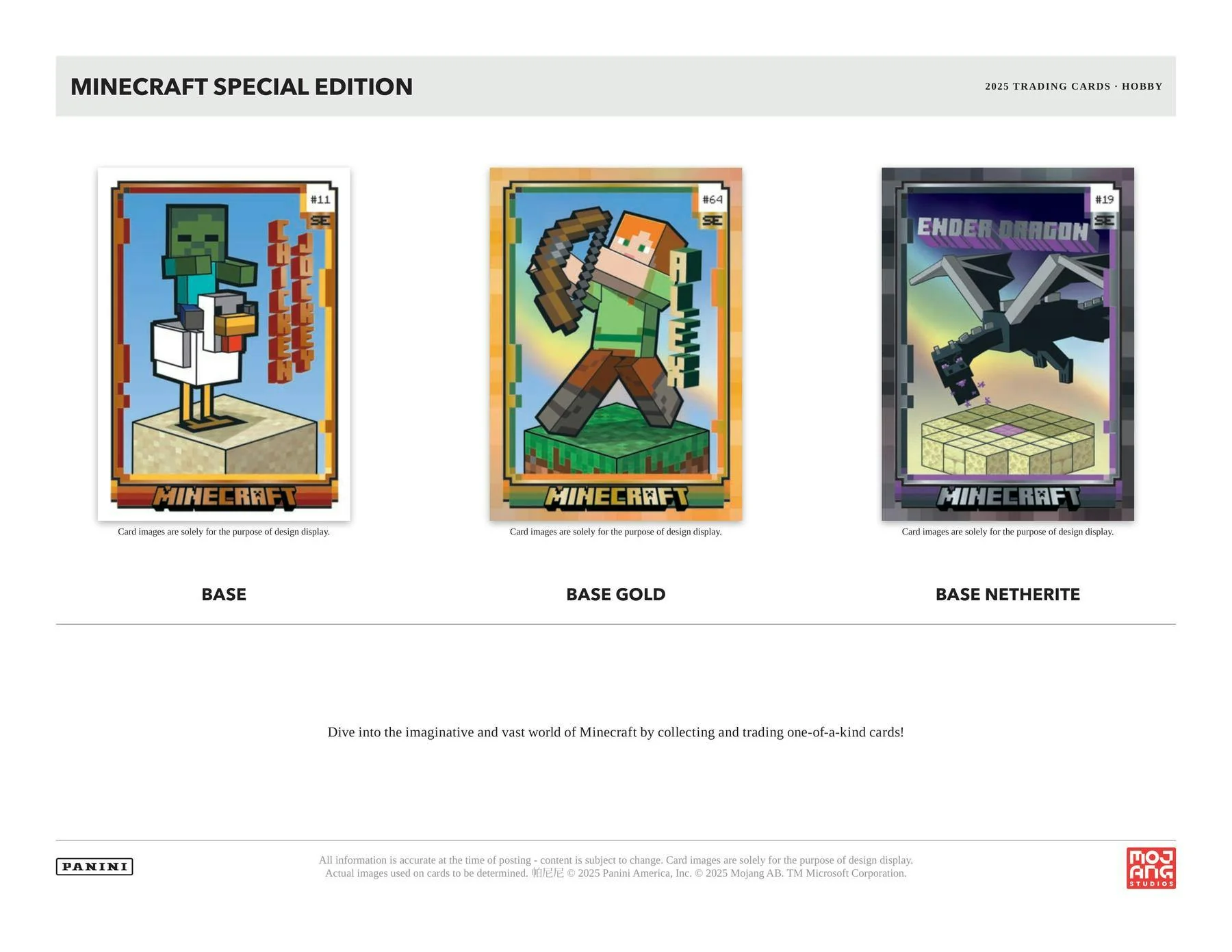 2025 Panini Minecraft Special Edition Hobby Box | Columbia Sports Cards - Image 3