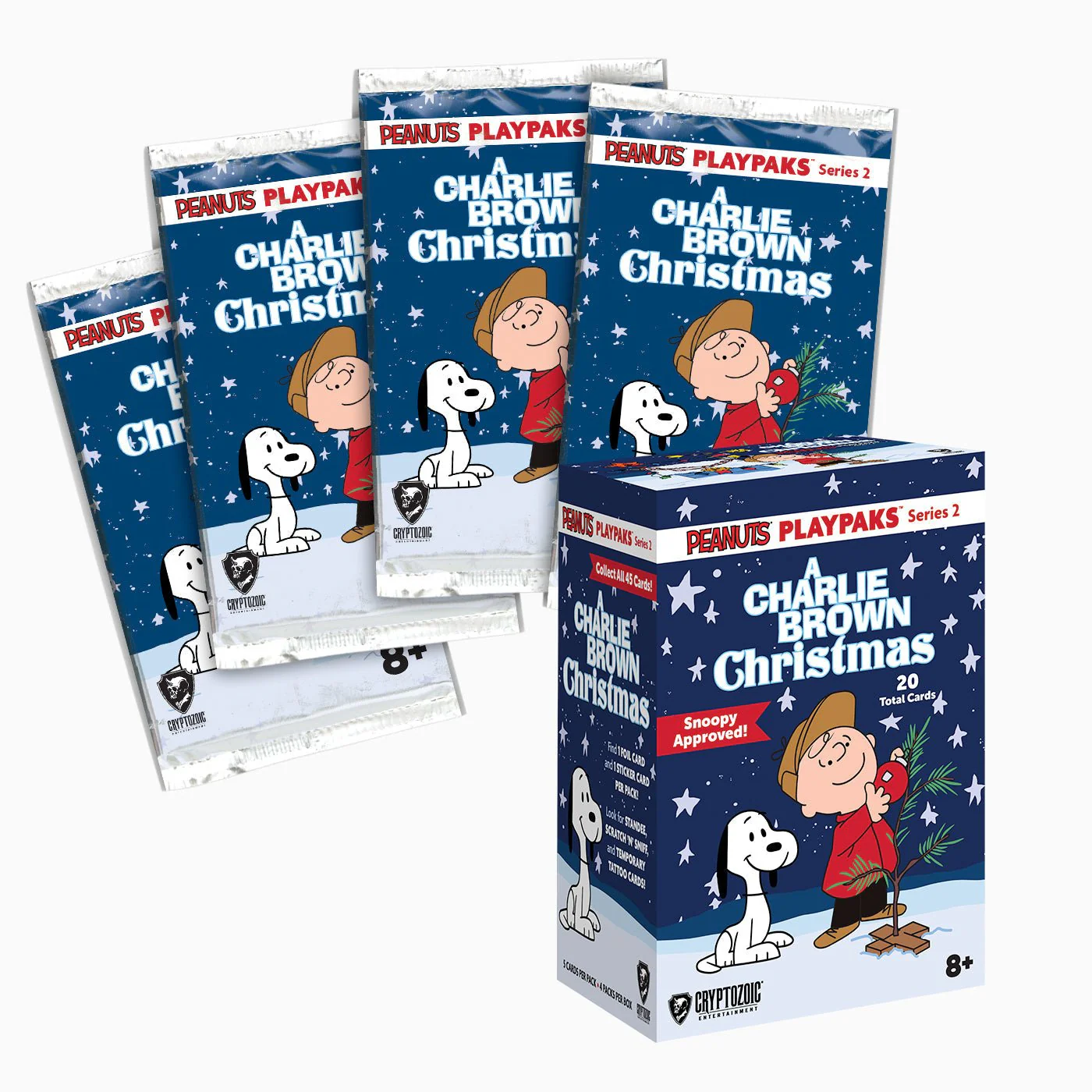 Peanuts Playpaks: A Charlie Brown Christmas 4-Pack Blaster Box | Columbia Sports Cards