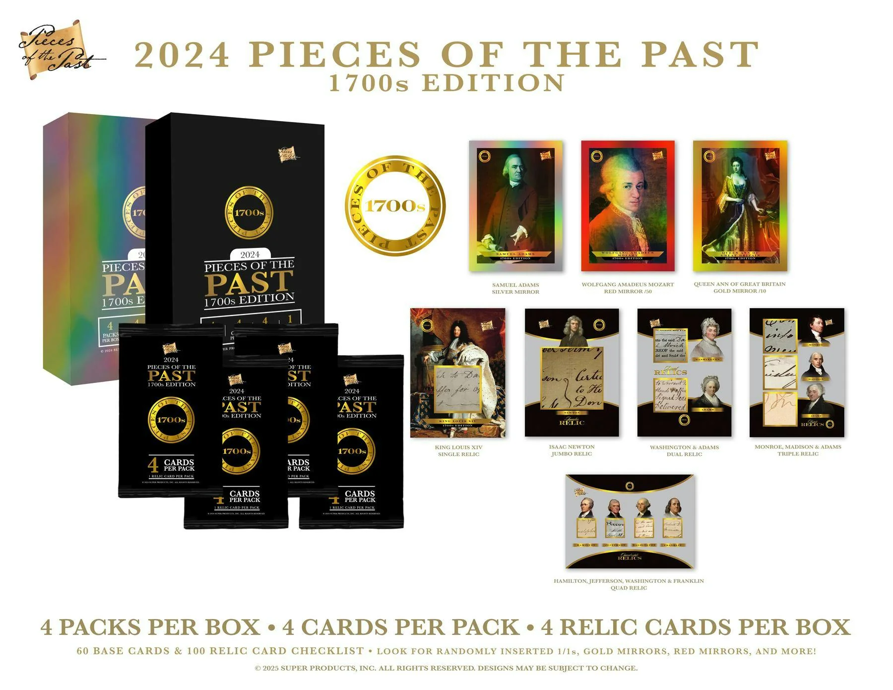 Pieces of the Past 1700s Edition Hobby Box | Columbia Sports Cards - Image 3